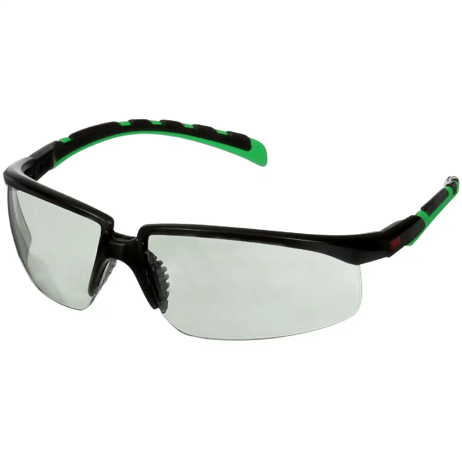 Schutzbrille Solus™ S2017ASP-BLK schwarz/grüne Bügel, graue Scheibe, IR 1.7 - Bild 1