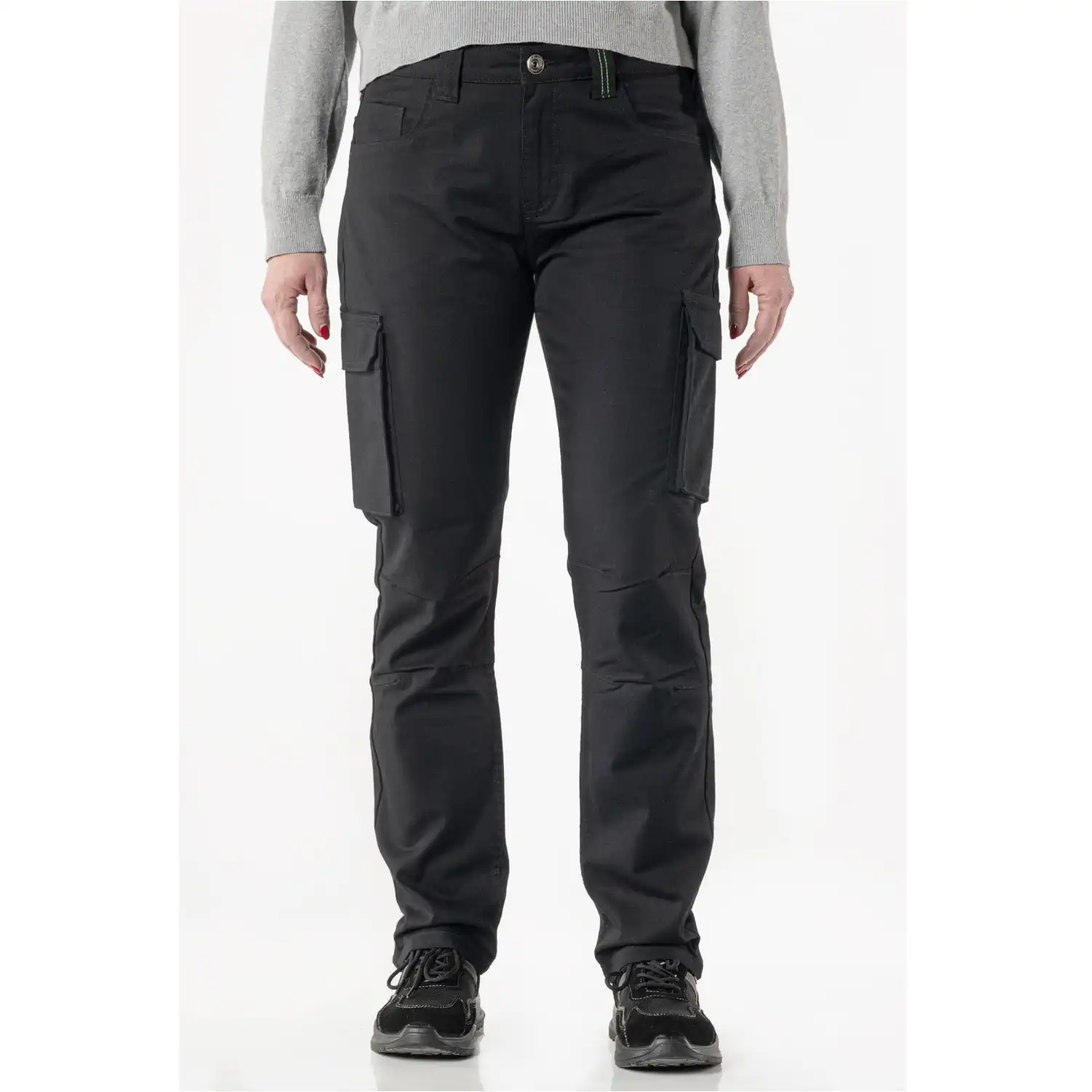 Damen Stretch Jeans "LIVIA" X36 black in W30L30 - Thumbnail 4