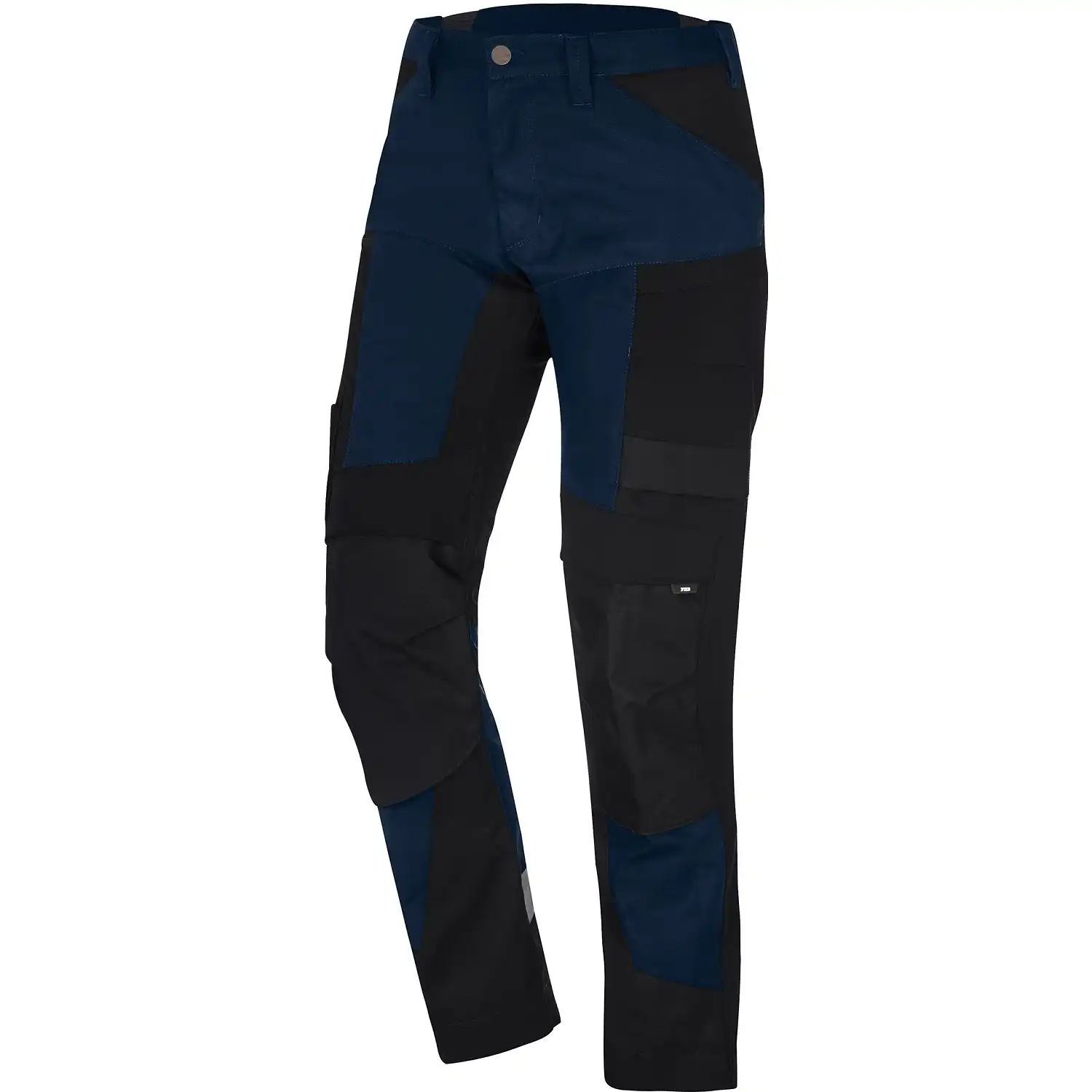 Stretch Bundhose Canvas "LEO" in marine/schwarz, 50 - Thumbnail 1