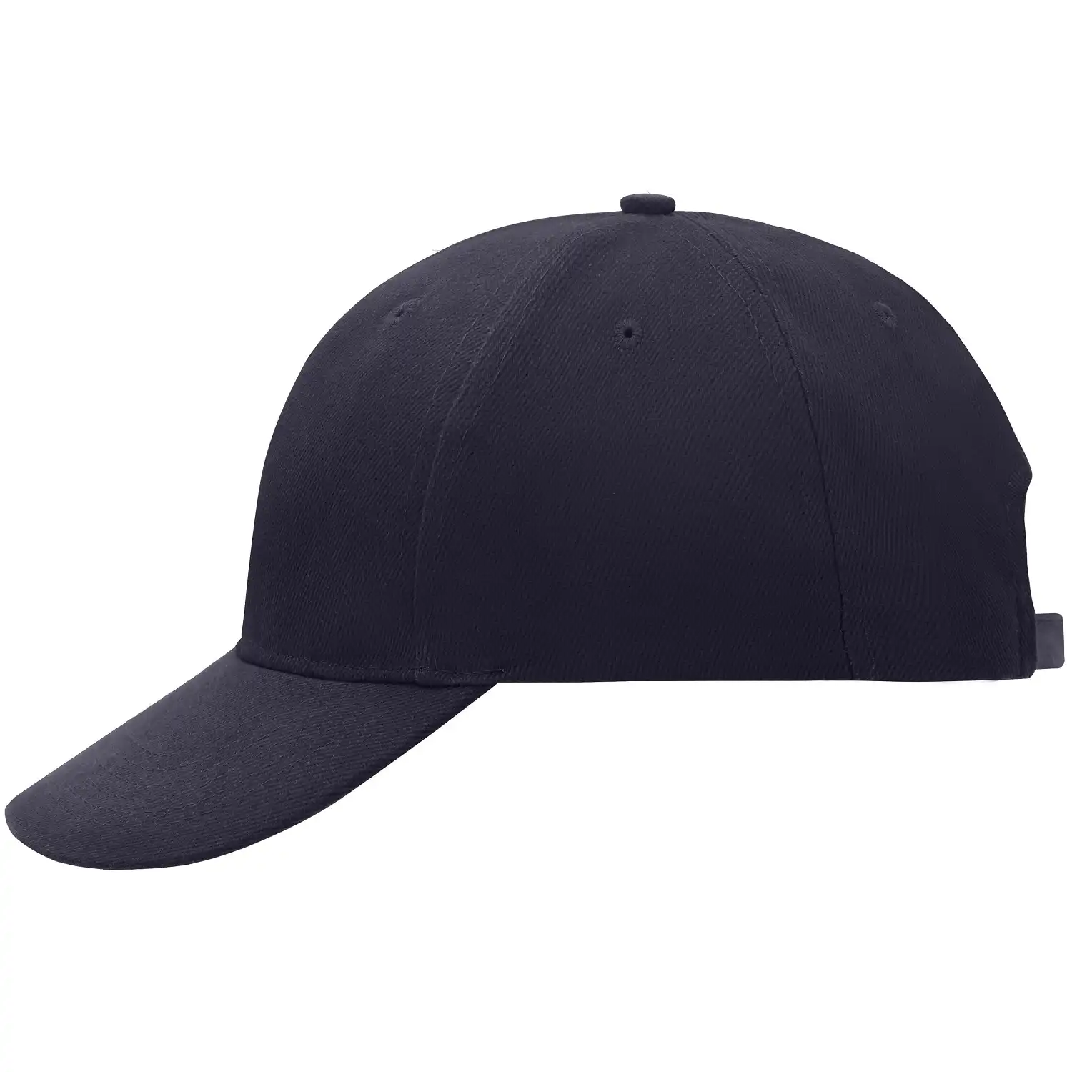 Basecap "MB016" 6-Panel Laminated in navy - Thumbnail 1