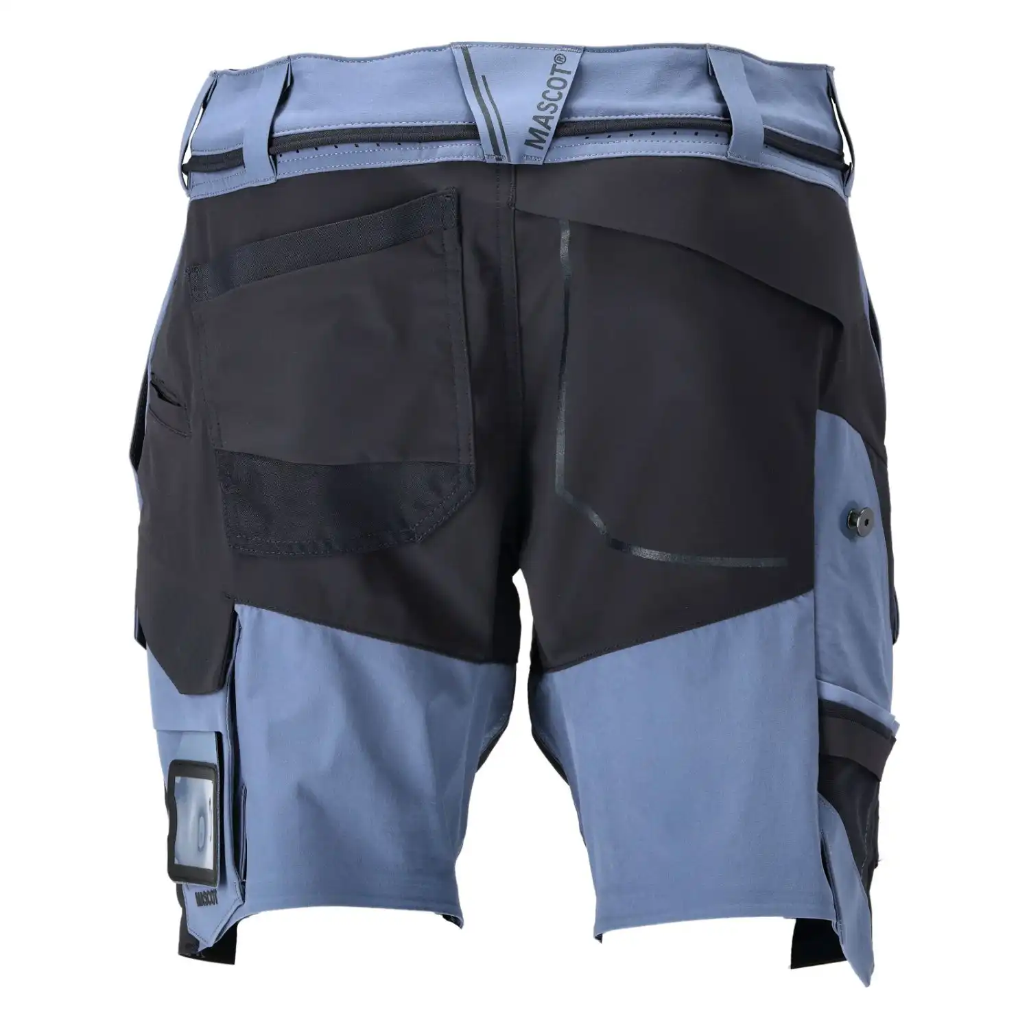 Stretch-Shorts "22149-605" Customized in steinblau/schwarzblau, 24C52 - Thumbnail 2