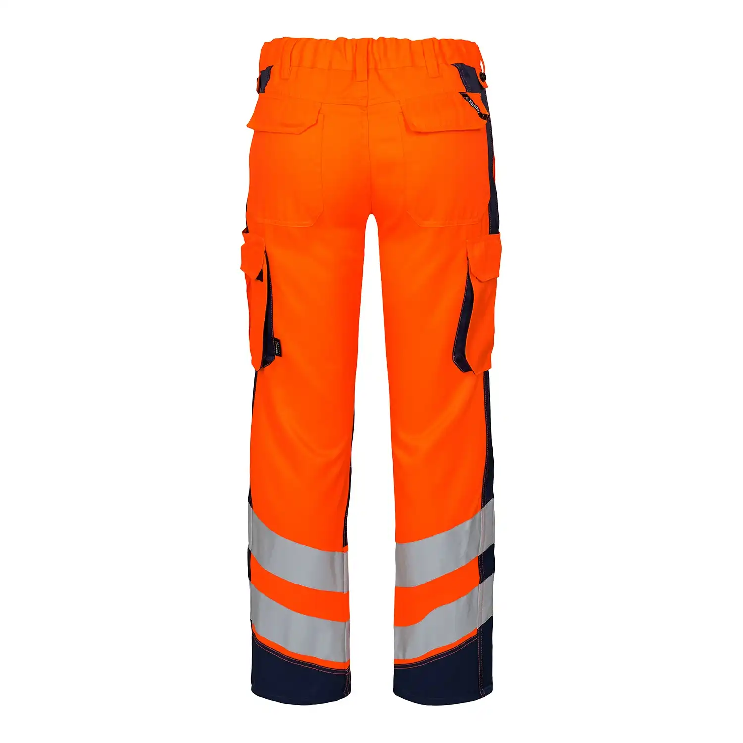 Damen Warnschutz Bundhose "2543-319" Safety Kl. 2 in orange/marine, 48 - Thumbnail 2