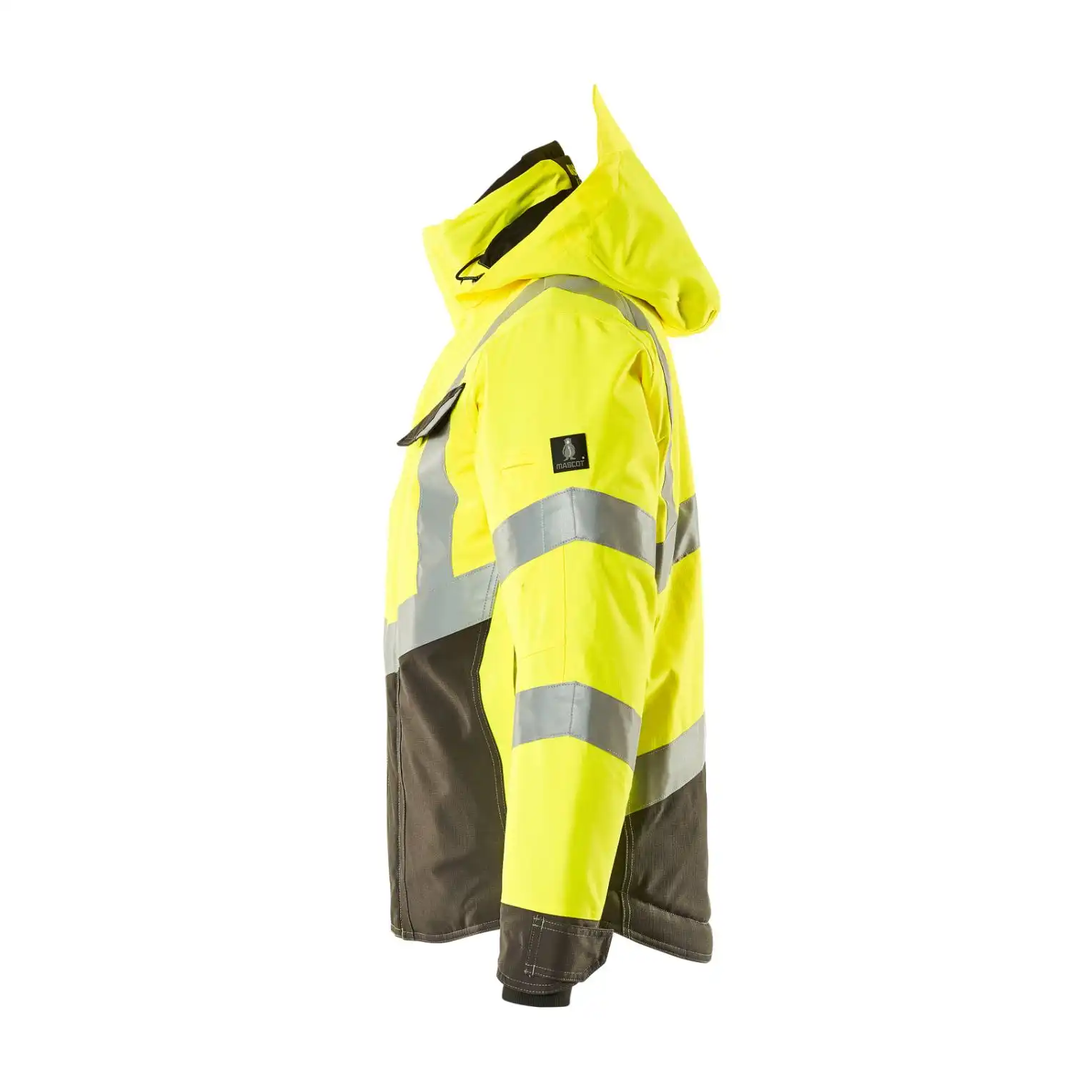 Warnschutz Winterjacke "HASTINGS" Safe Supreme in warngelb/anthrazit, XXL - Thumbnail 3