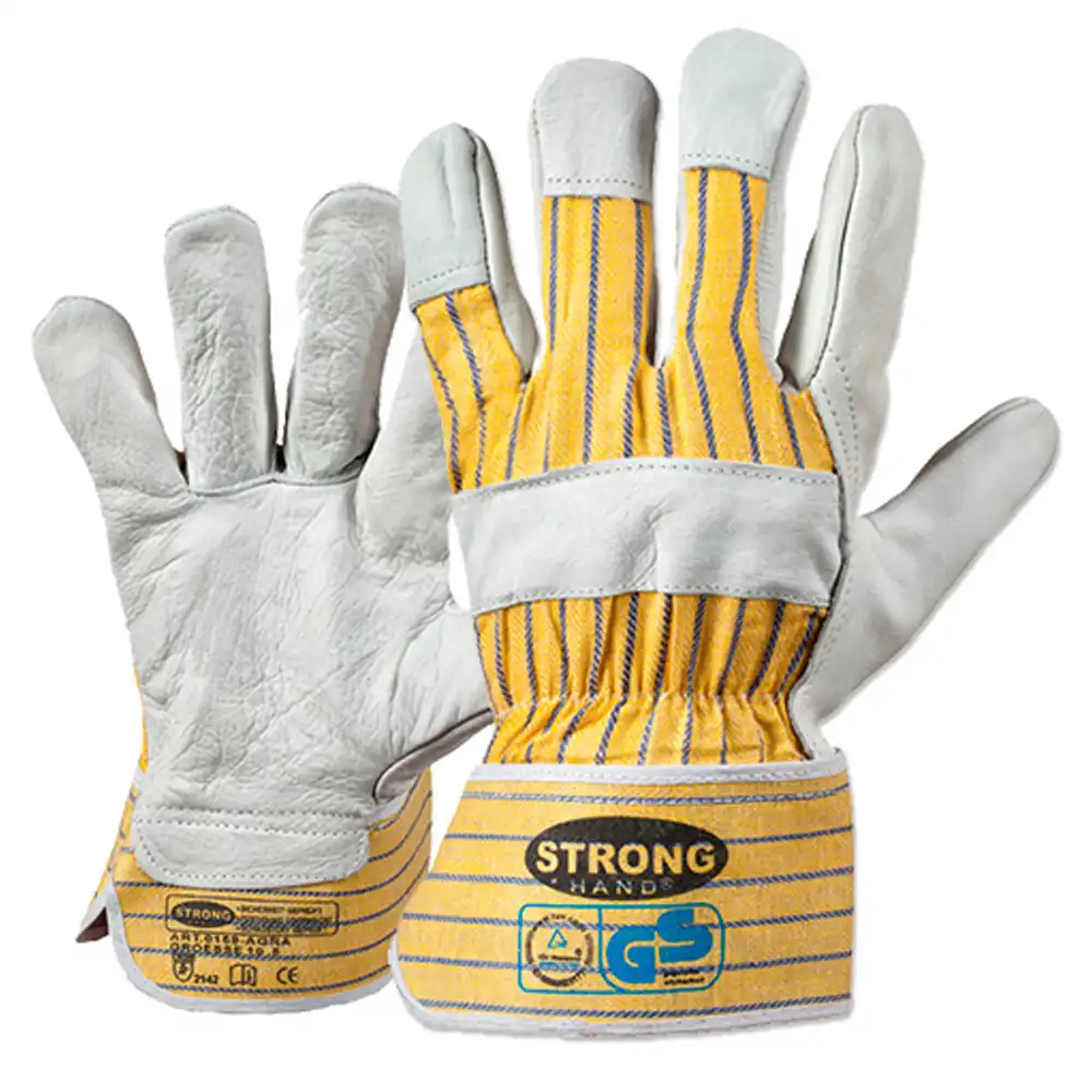 Rindvollleder-Arbeitshandschuhe "AGRA" TÜV/GS in 10 (XL) - Thumbnail 1