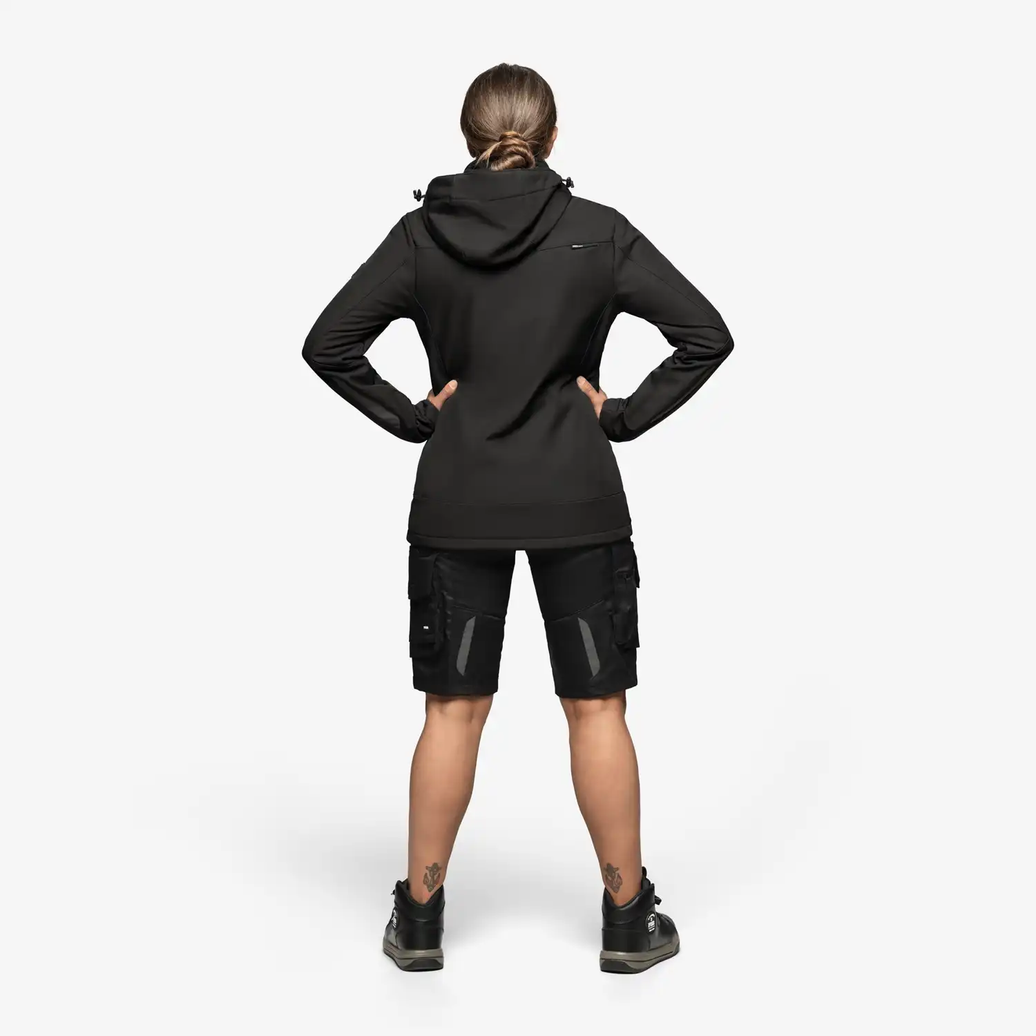 Damen Softshelljacke "JULIA" in schwarz, XL - Thumbnail 2