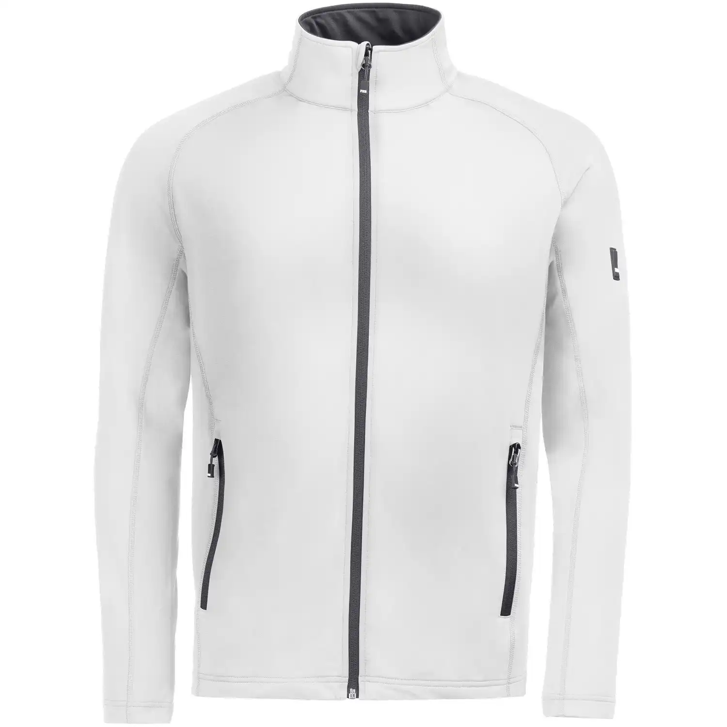 Fleecejacke "KUNO" in L, Weiß - Bild 1