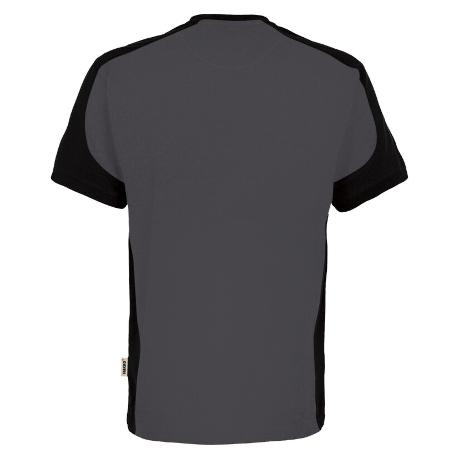 T-Shirt "CONTRAST" MIKRALINAR® ECO in karbongrau, S - Thumbnail 3