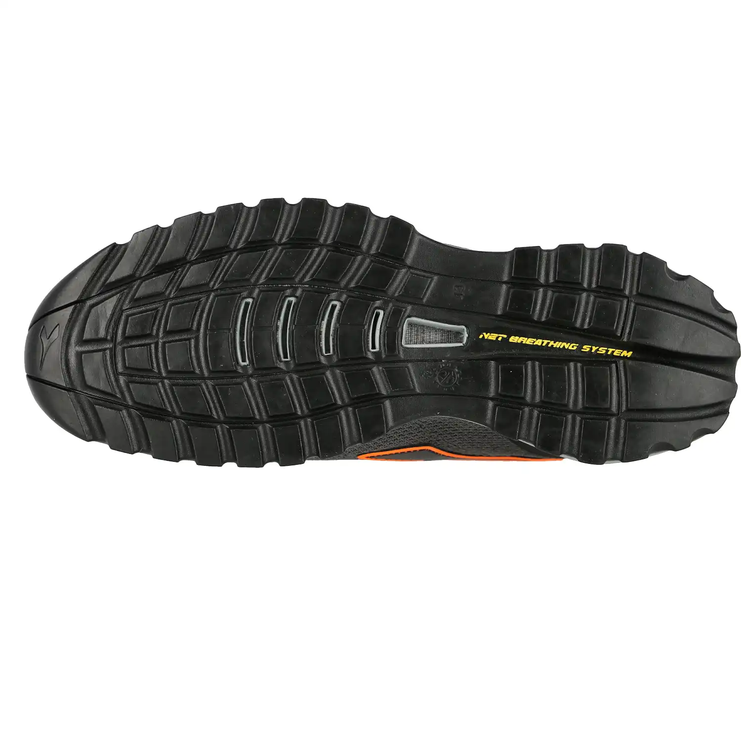 Sicherheitshalbschuhe S1PL "GLOVE NET LOW PRO" asphalt/orange in 43 - Thumbnail 3