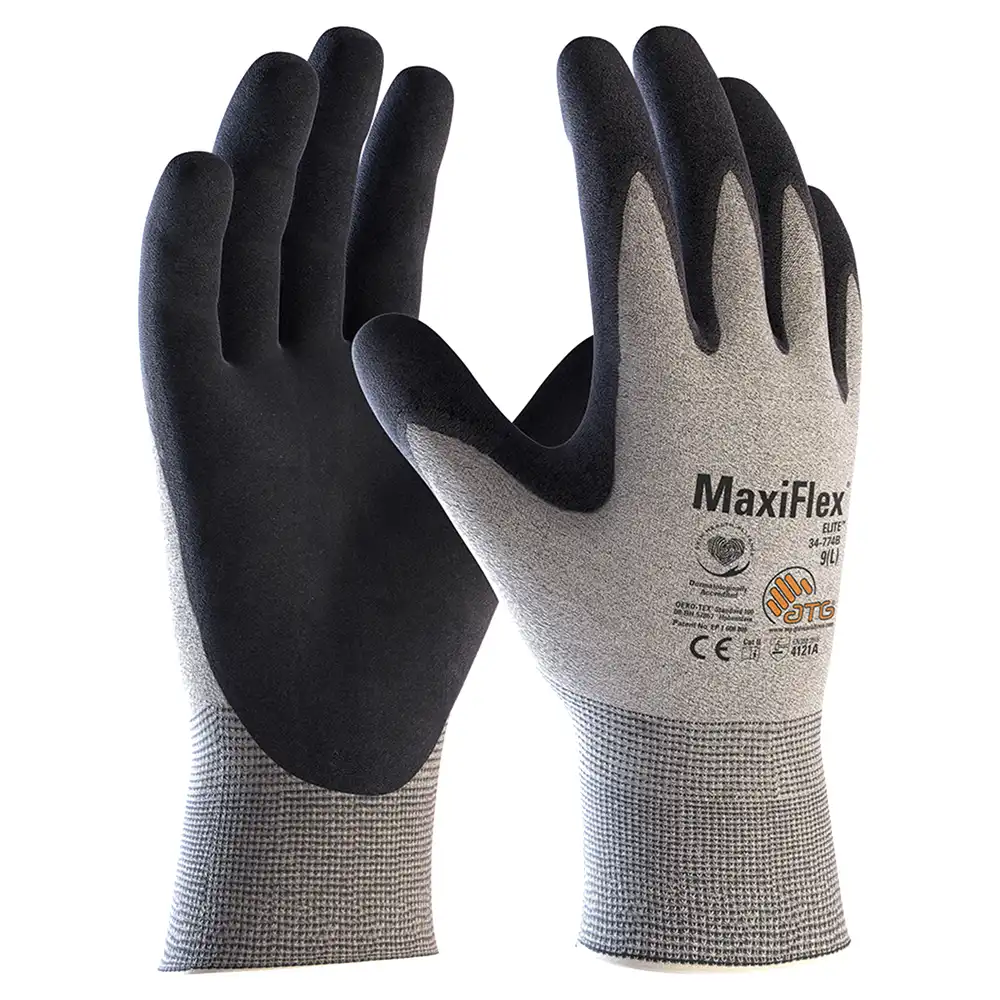 ESD Nylon-Montagehandschuhe 34-774B "MaxiFlex® Elite™" in 7 (S) - Thumbnail 1
