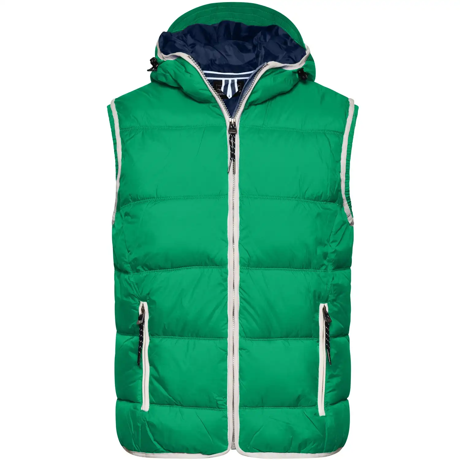 Maritime Weste "JN1076" in irish-green/white, XL - Thumbnail 1