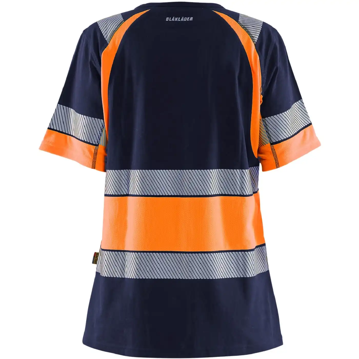 Damen Warnschutz T-Shirt "3410" in marine/orange, S - Thumbnail 2