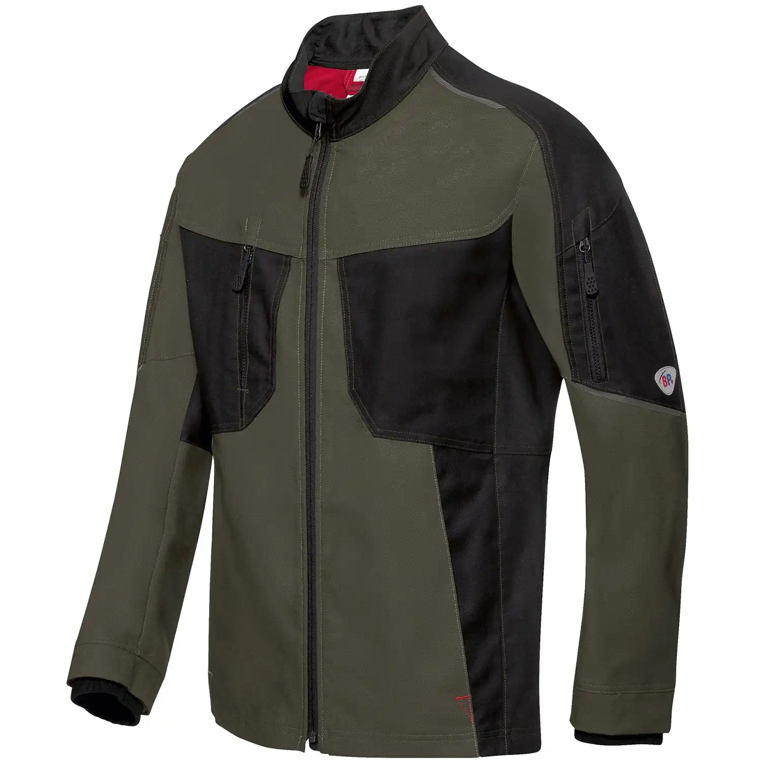 Bundjacke "1822-565" Bplus Green in oliv/schwarz, 48/50 - Thumbnail 1