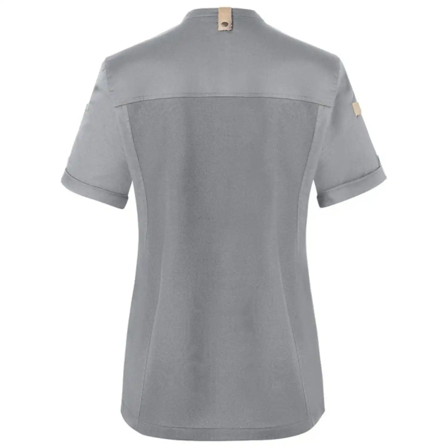 Damen Kochjacke "JF 27" in 52, platingrau - Thumbnail 2