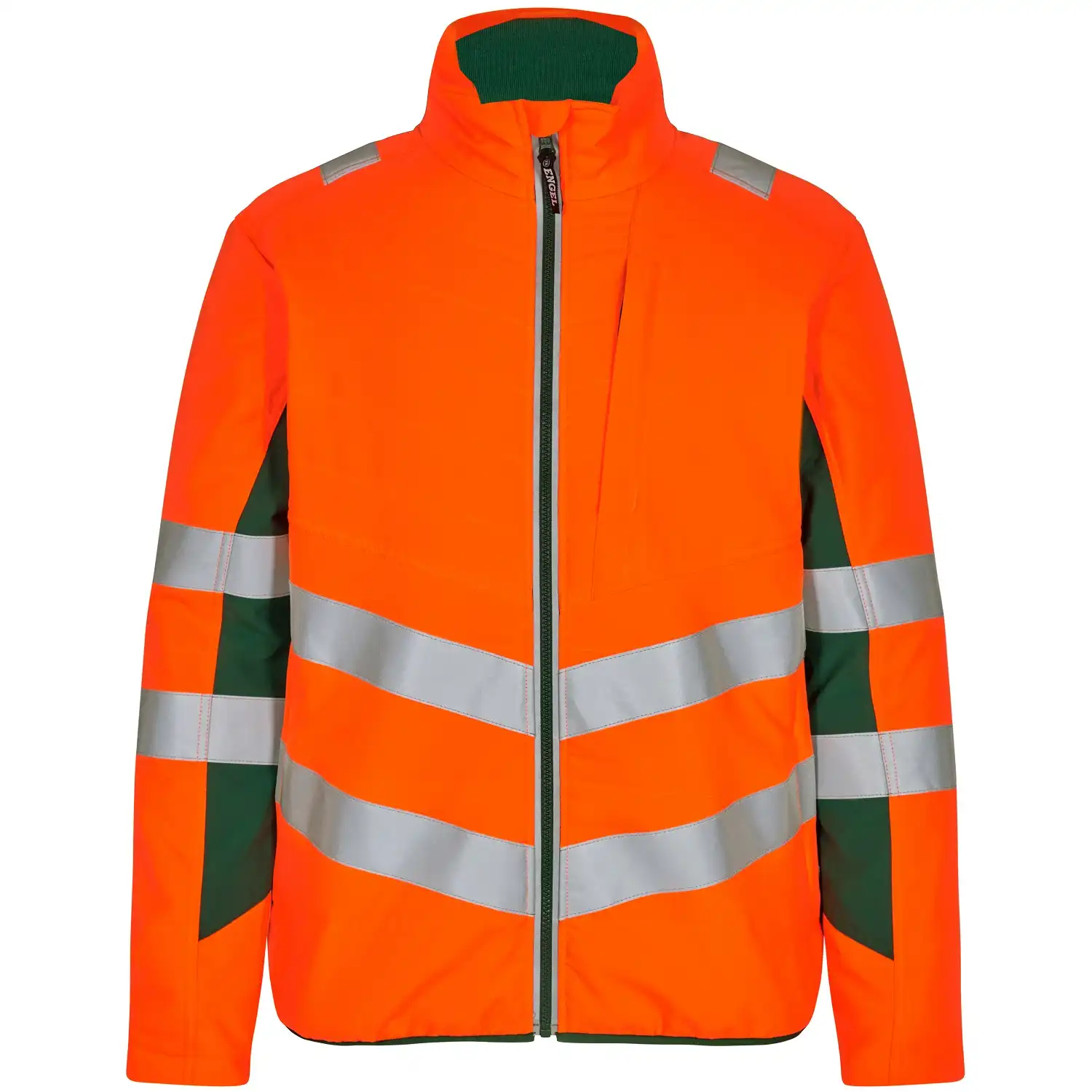 Warnschutz Steppjacke "1159-158" Safety in orange/grün, L - Bild 1