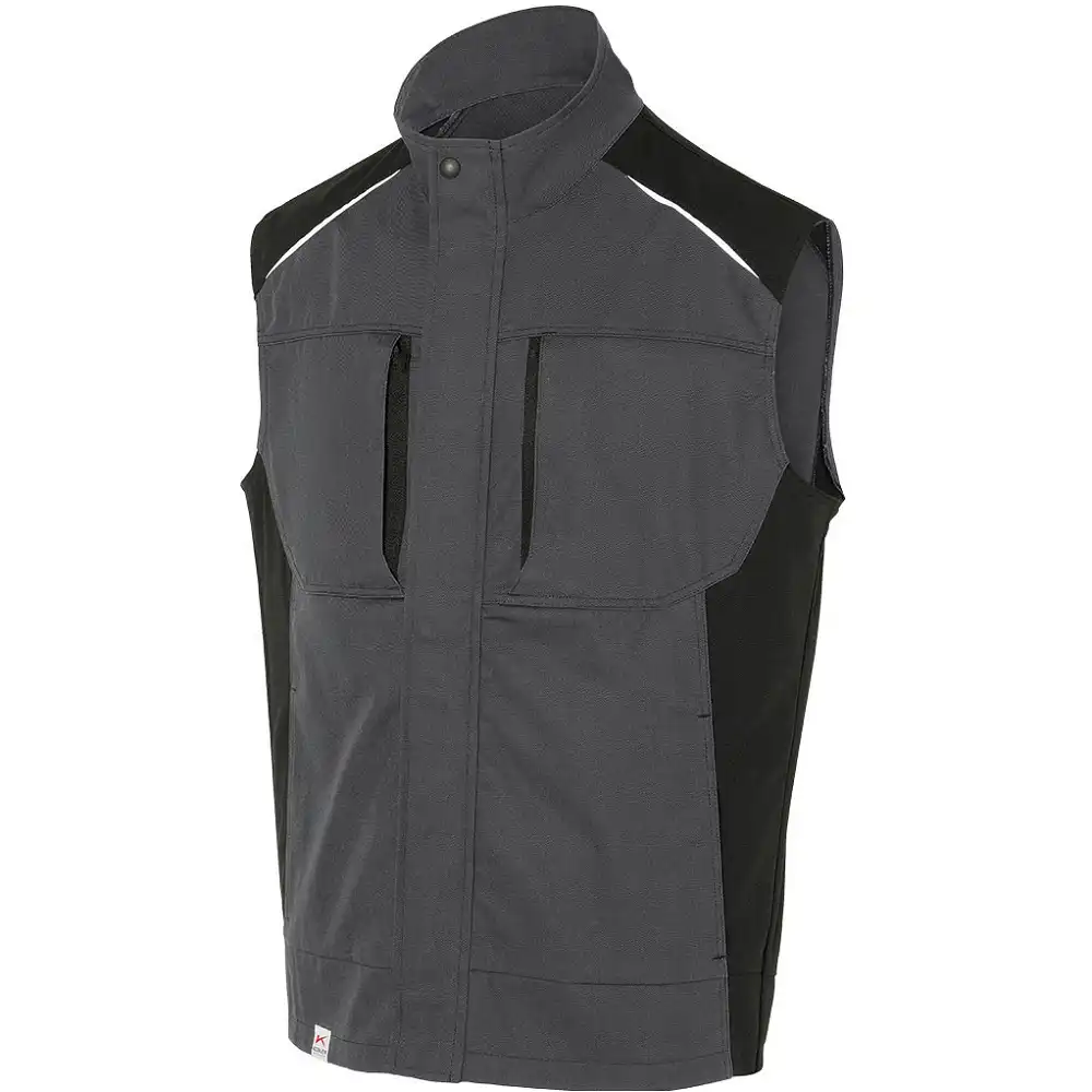 Weste "ACTIVIQ" in anthrazit/schwarz, 4XL - Thumbnail 1