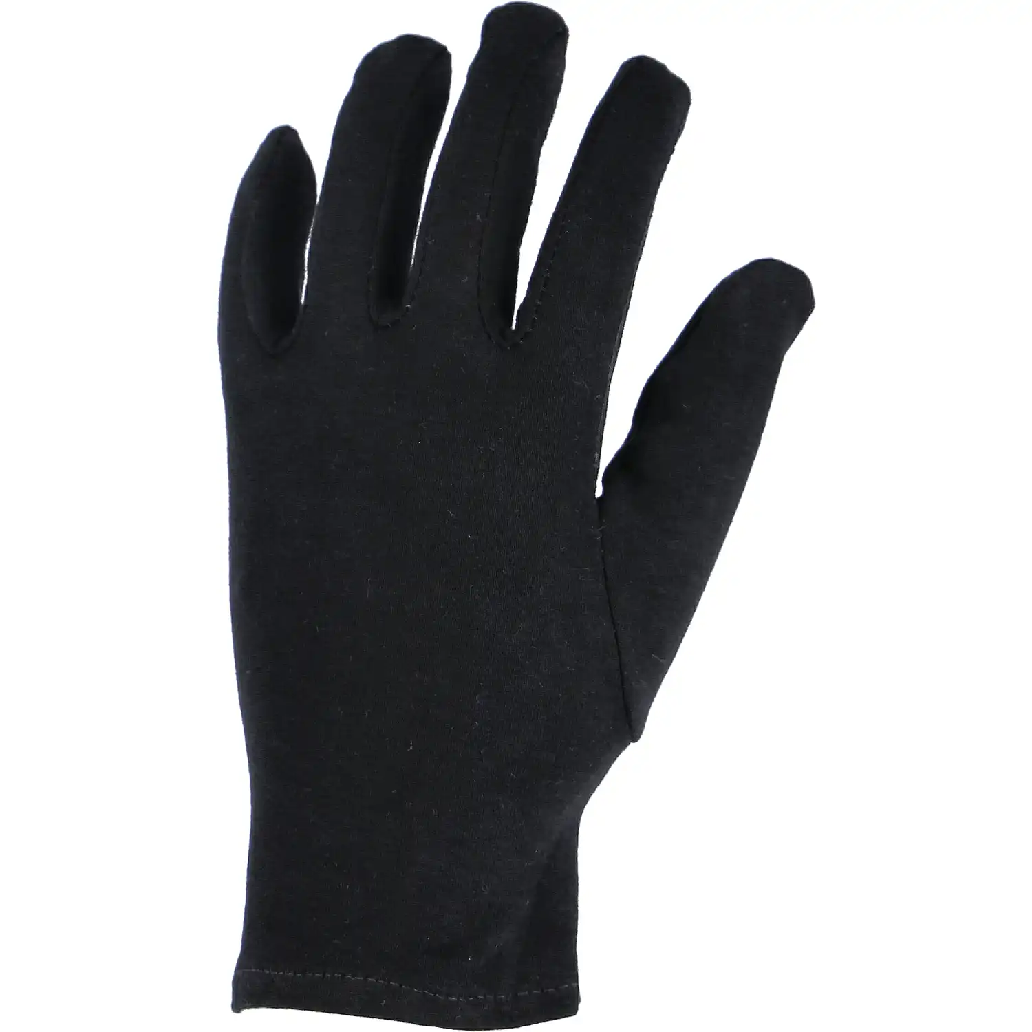 Baumwoll-Trikot-Handschuhe m. Schichteln CE Cat.I - schwarz in 9 (L) - Thumbnail 1