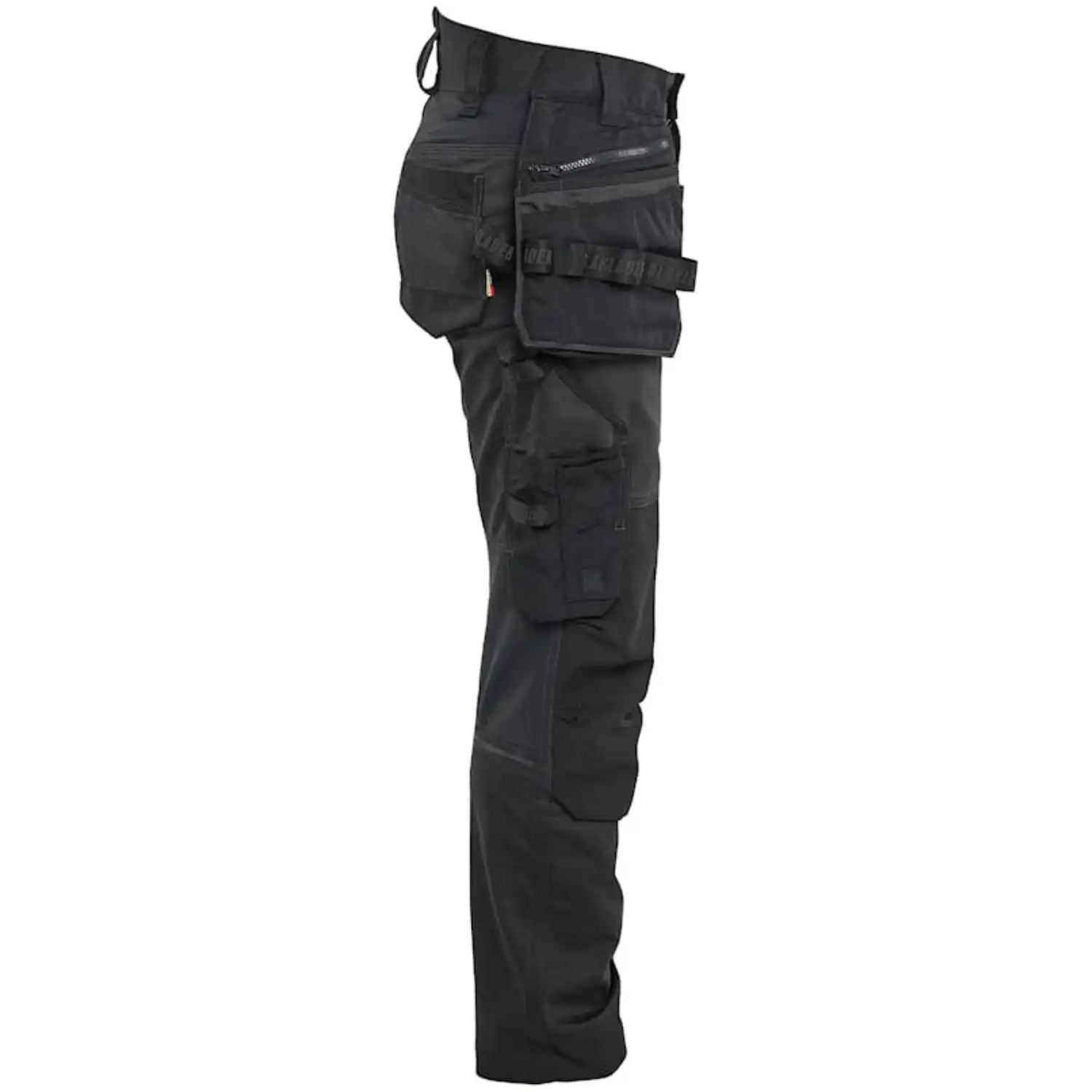 Damen Arbeitshose Stretch 7170 in schwarz/schwarz, C38 - Thumbnail 4