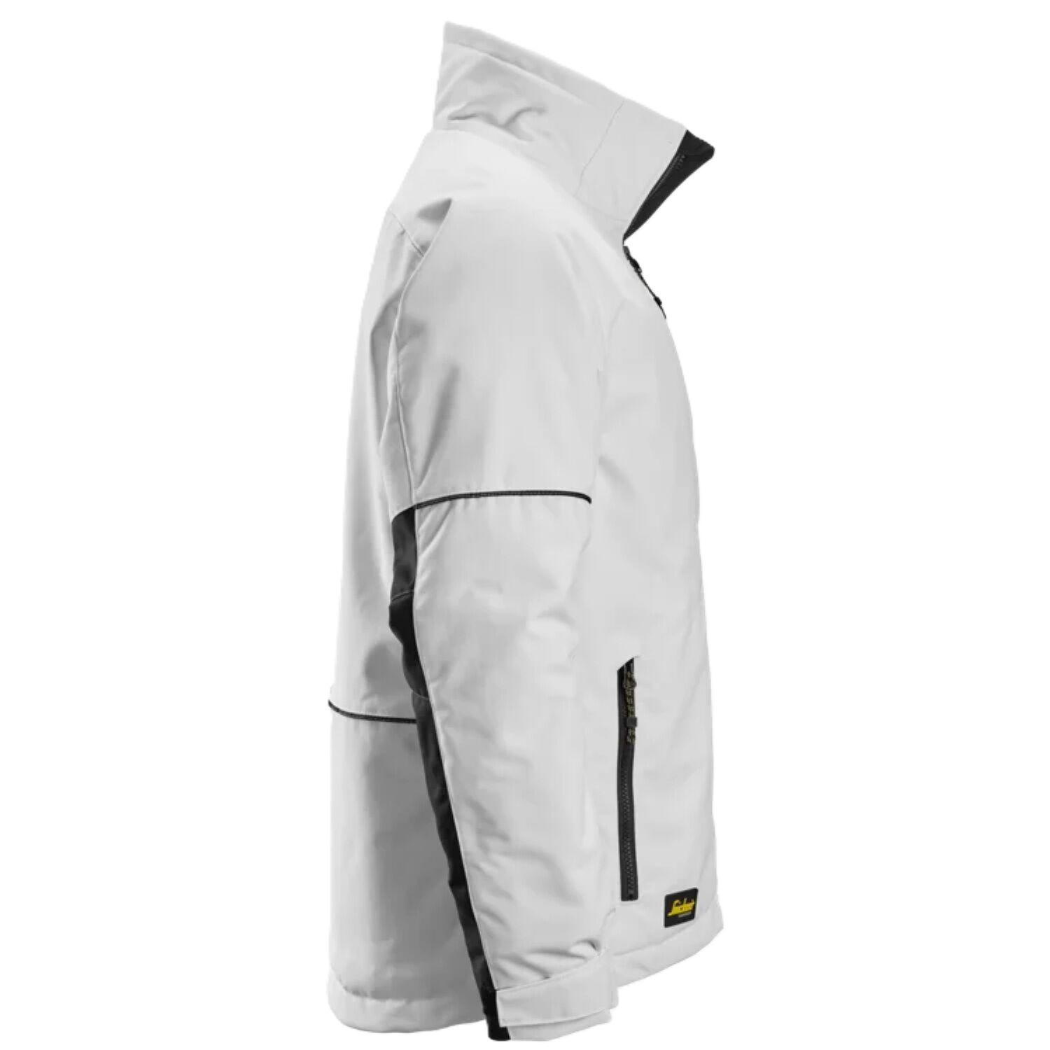 Herren Winterjacke "1158" in weiß/schwarz, L - Thumbnail 3