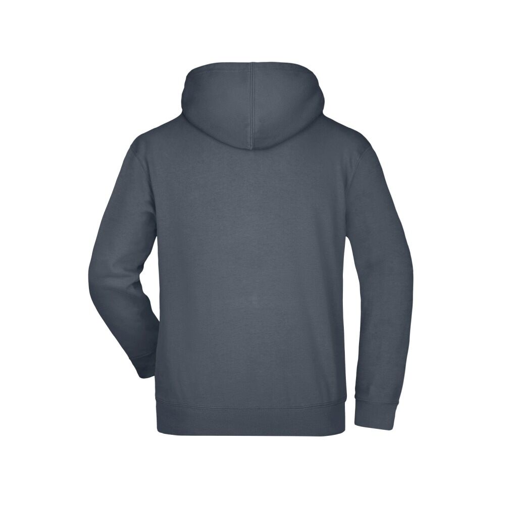 Kapuzen-Sweatshirt "JN047" in graphite, L - Thumbnail 2