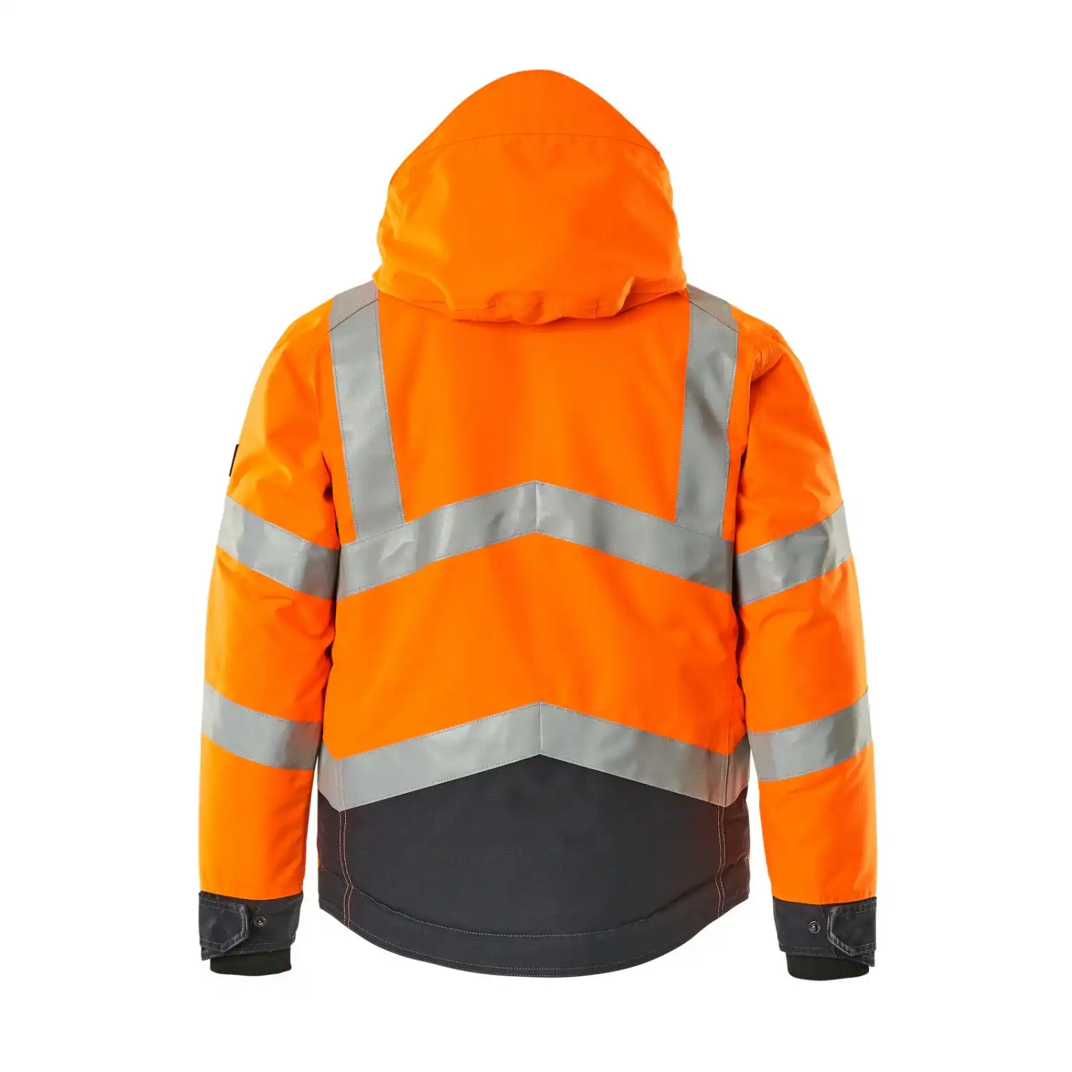 Warnschutz Winterjacke "HASTINGS" Safe Supreme in orange/schwarzblau, 3XL - Thumbnail 2