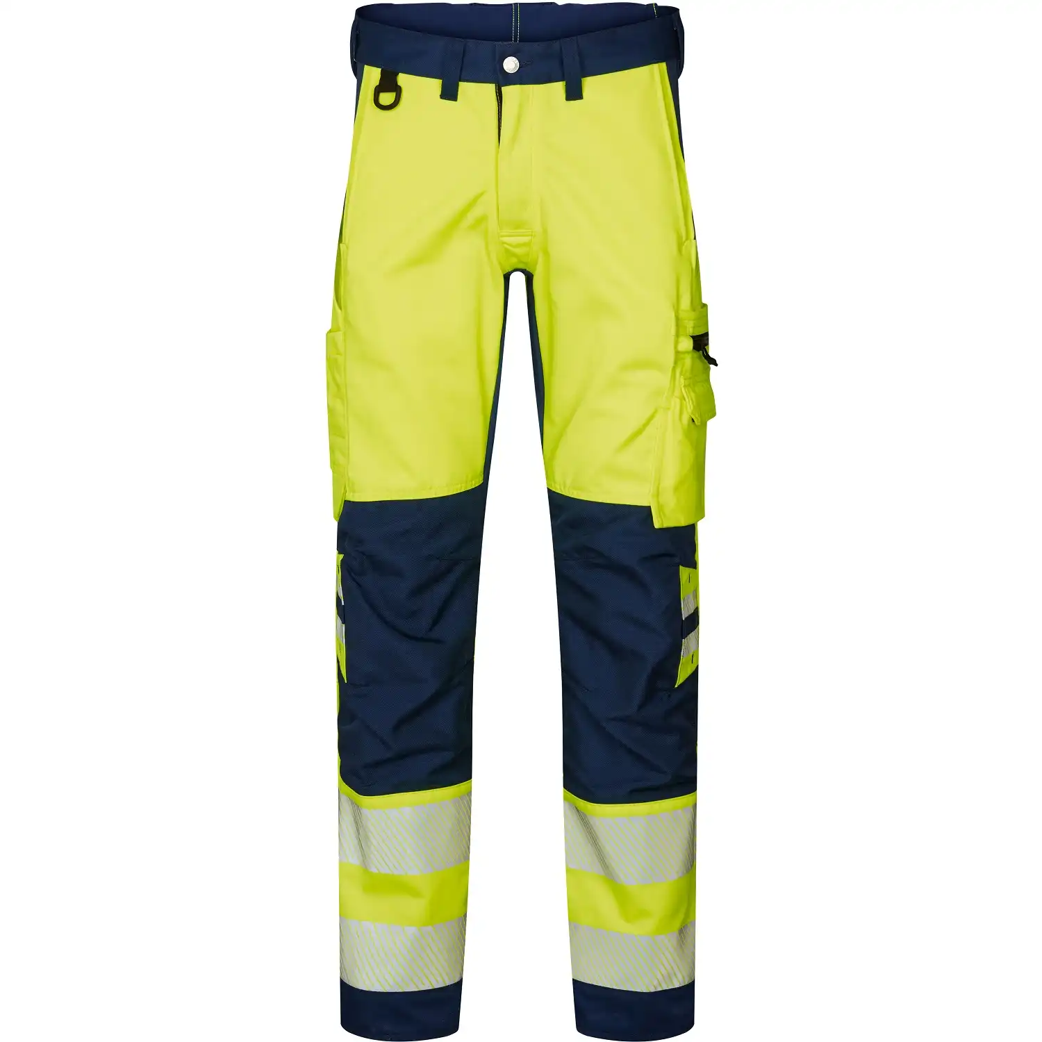 Warnschutz Bundhose "130164" Stiby in gelb/marine, C48 - Thumbnail 1