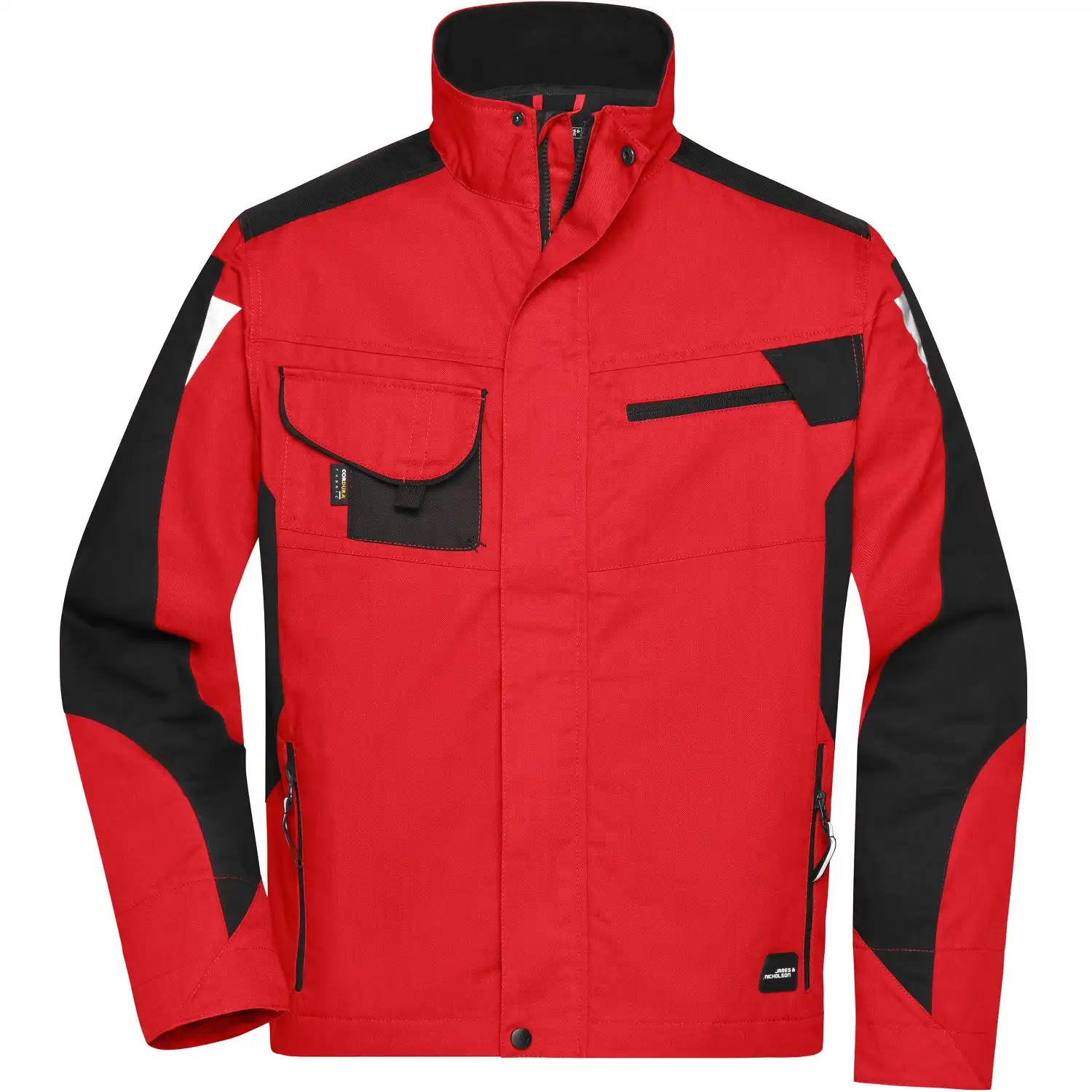 Bundjacke "JN821" in red/black, 3XL - Bild 1