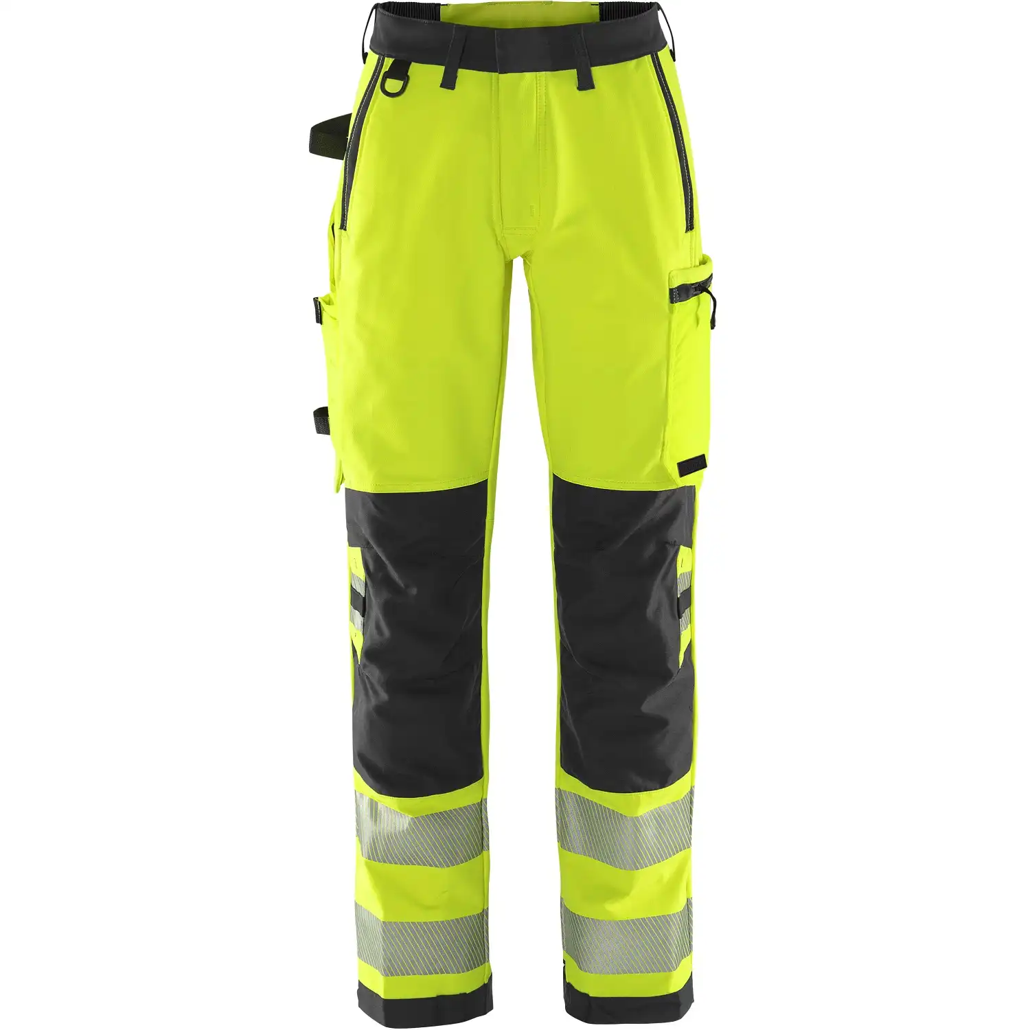 Damen Warnschutz Stretch Bundhose "2665 GSTP" Green Stiby in gelb/schwarz, R34 - Thumbnail 1