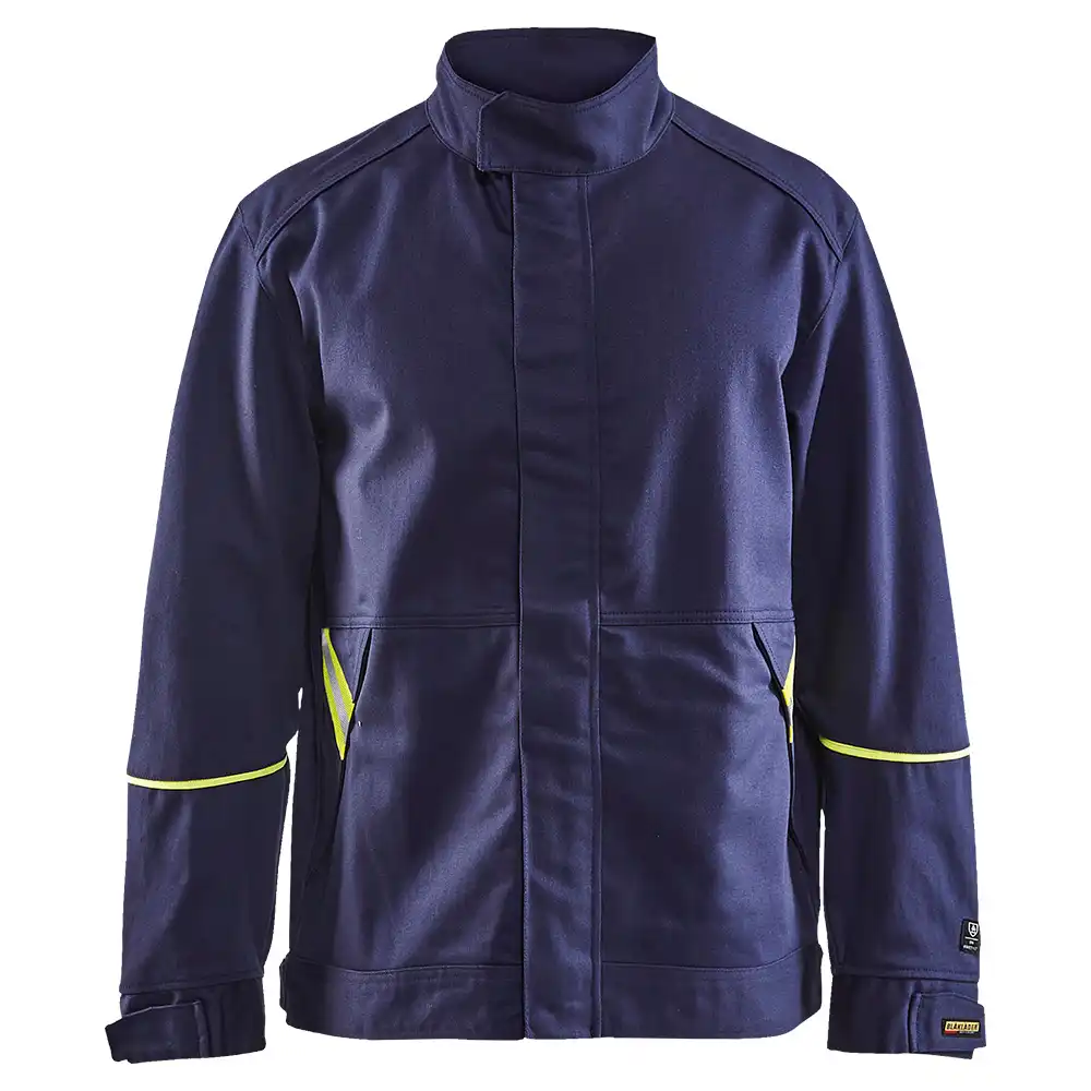 Schweißer-Arbeitsjacke Kl. 2 "4801" marine in M - Thumbnail 1