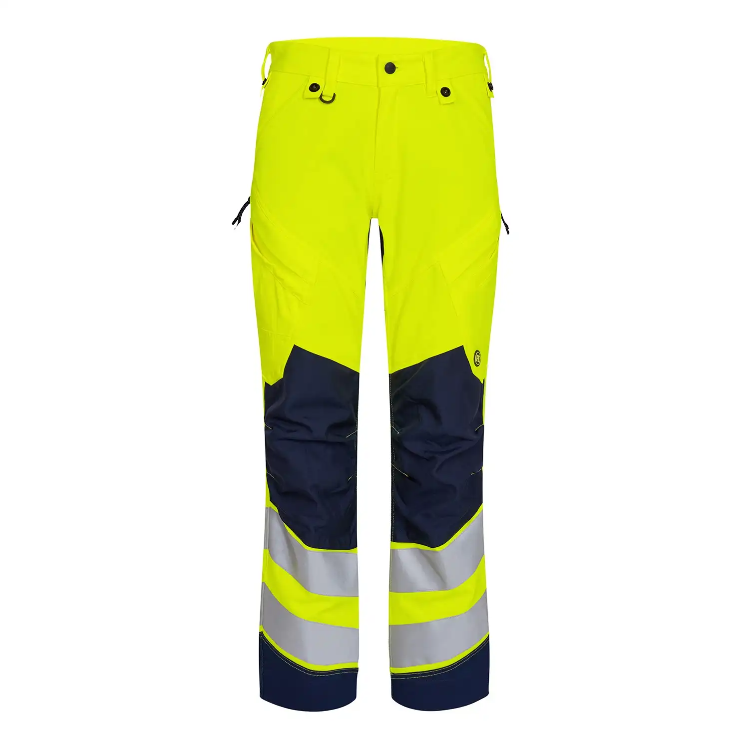 Warnschutz Stretch Bundhose "2544-314" Safety Kl. 2 in gelb/blau, 29 - Thumbnail 1