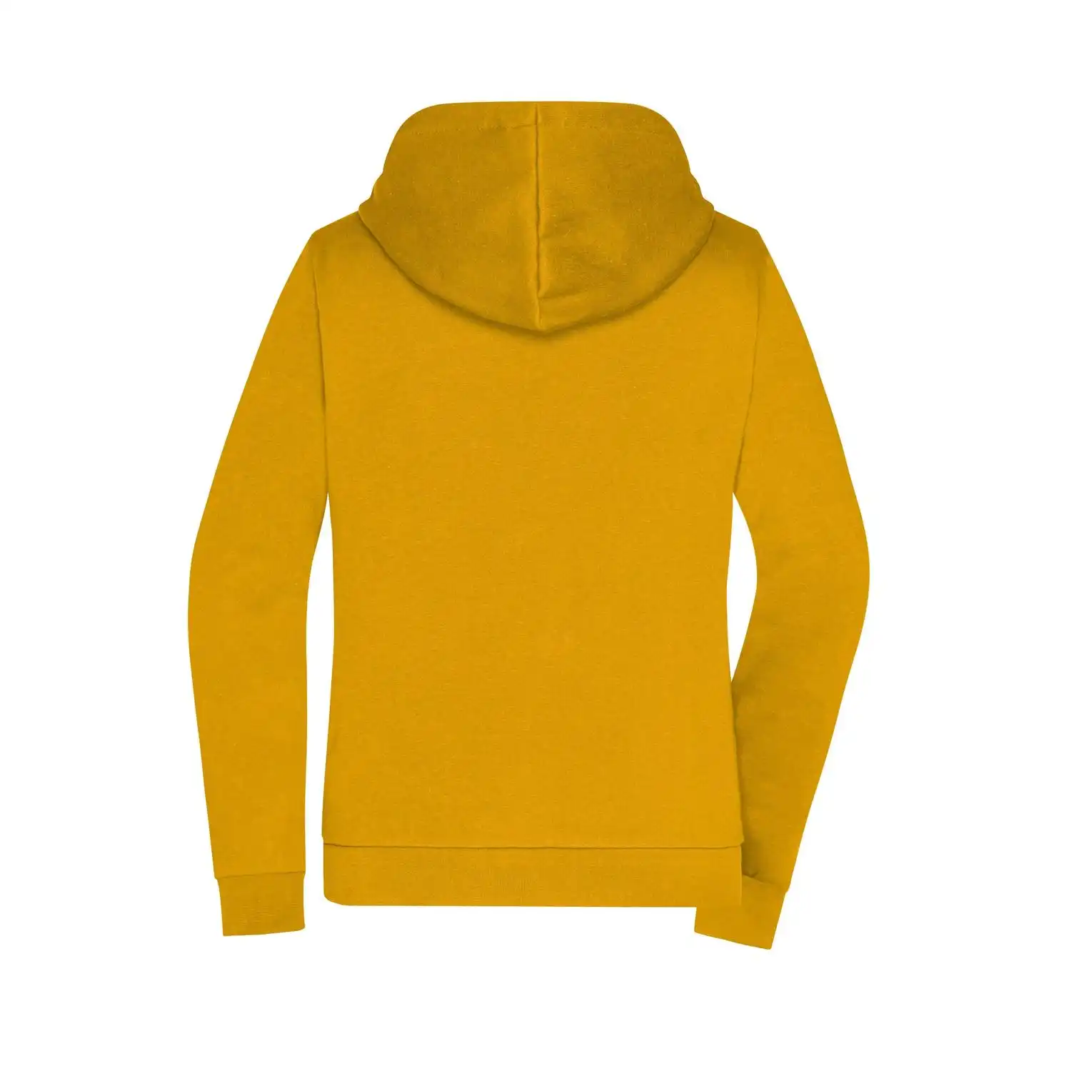 Ladies' Promo Zip Hoody in gold yellow, M - Thumbnail 4