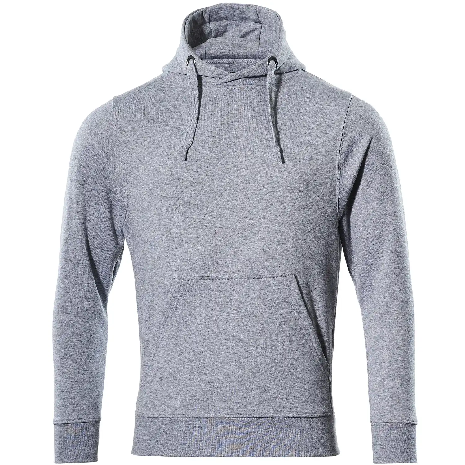 Kapuzensweatshirt "REVEL" Crossover in grau-meliert, XXL - Bild 1