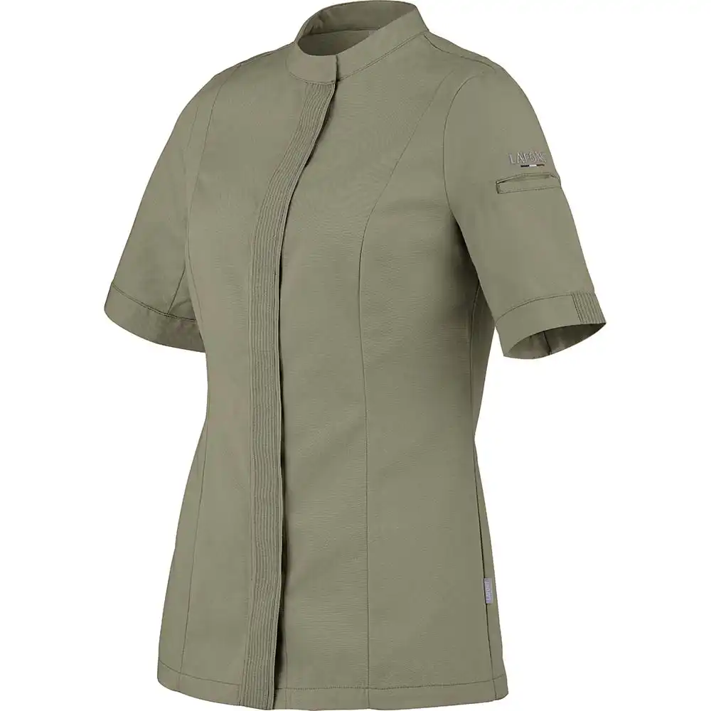 Damen Kochhemd "FAVA" in khaki, 48 - Thumbnail 2