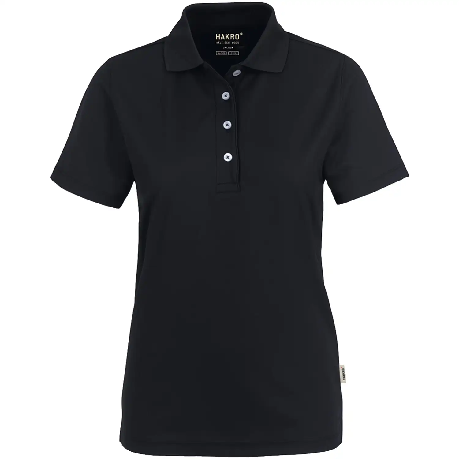 Damen Poloshirt "COOLMAX®" 150g/m² 206 in schwarz, M - Bild 1