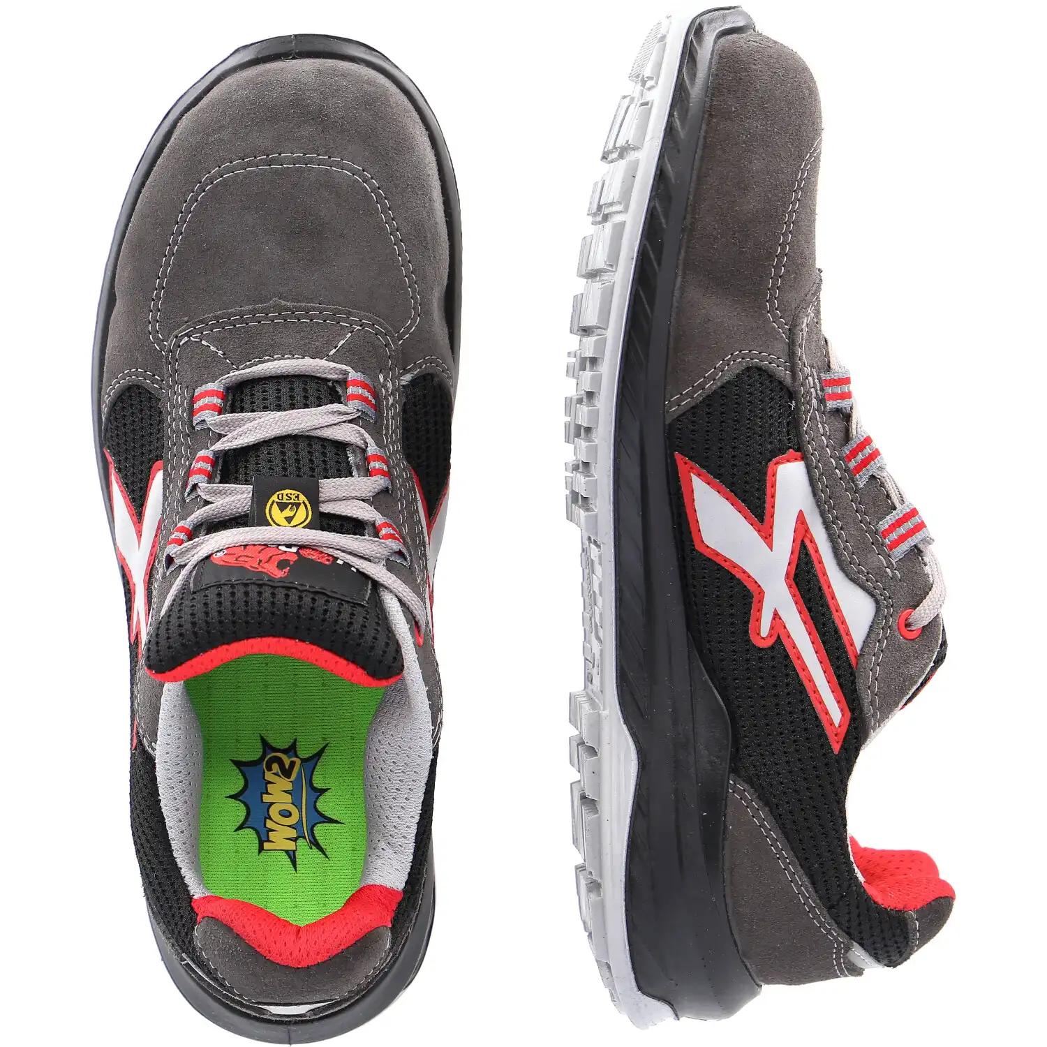 Sicherheitshalbschuhe S1P "DEMON" Red Industry in 43 - Thumbnail 2