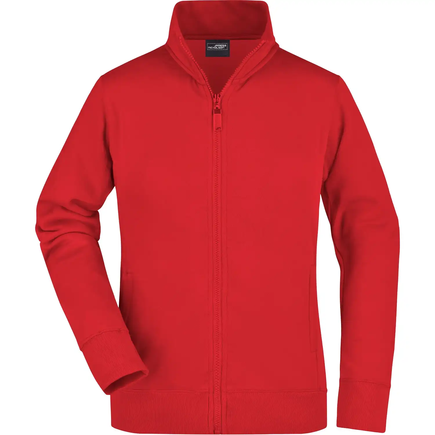 Damen Sweatjacke "JN052" in red, L - Bild 1