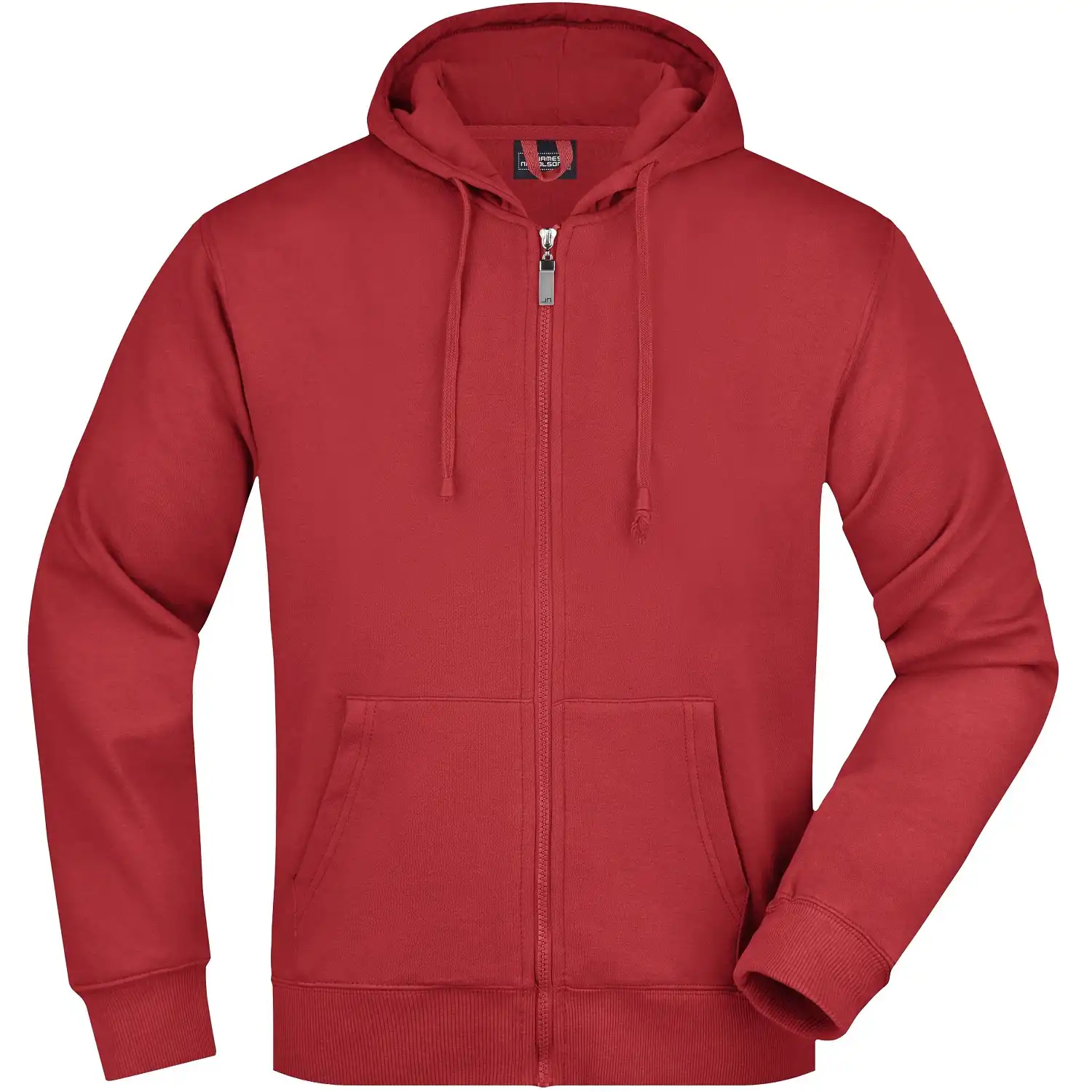 Kapuzen-Sweatjacke "JN042" in red, 3XL - Bild 1