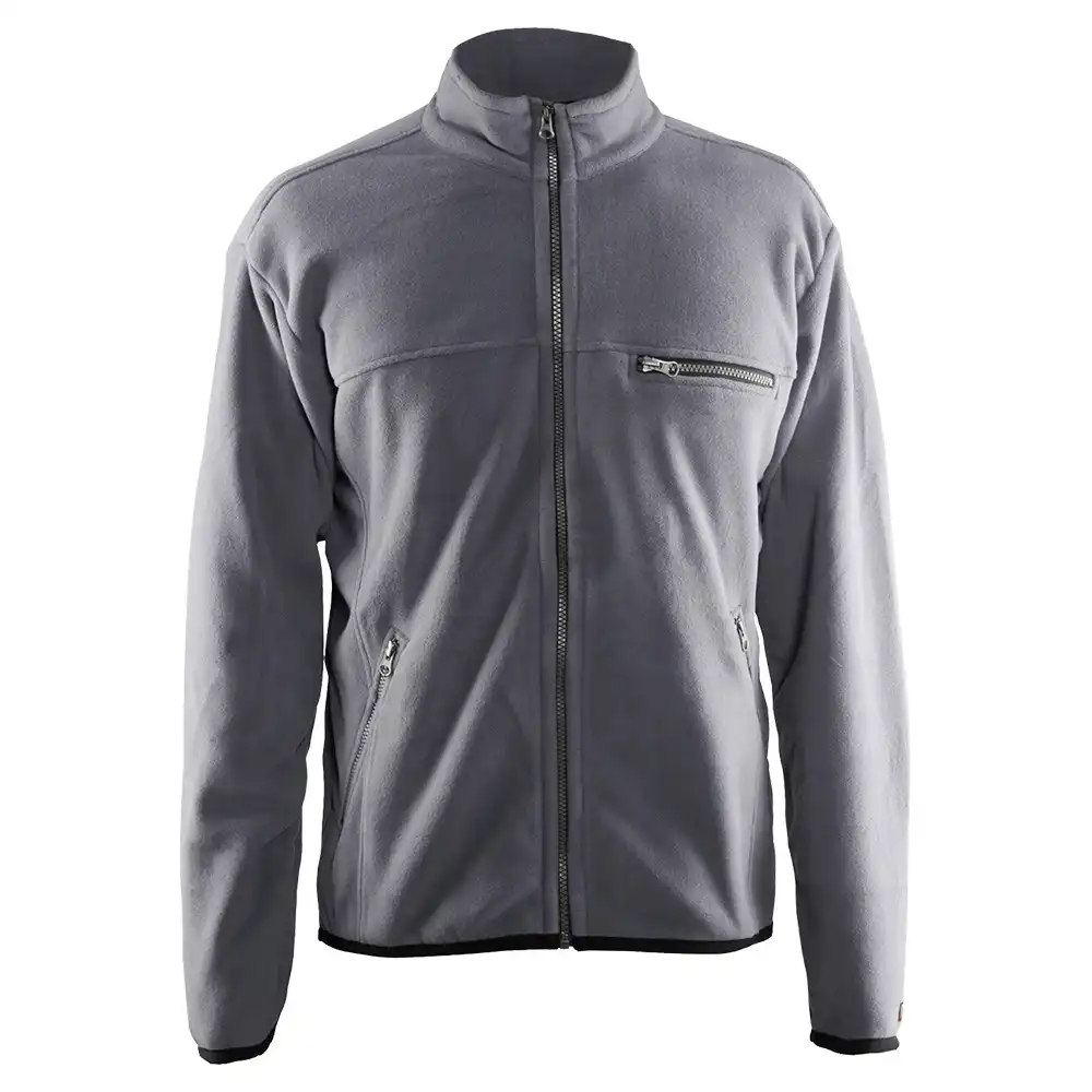 Fleecejacke "4830" in grau, 3XL - Thumbnail 1