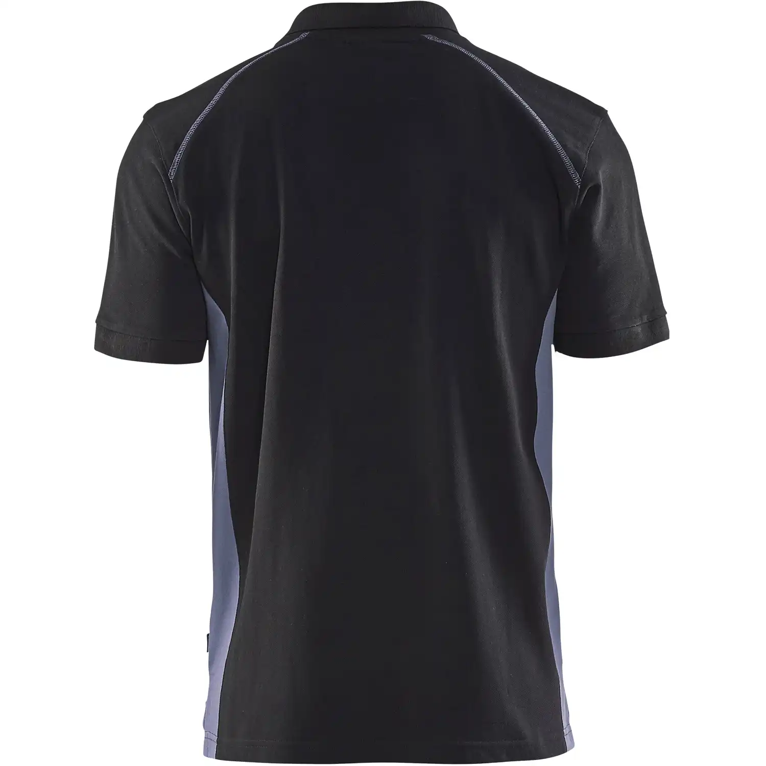Polo-Shirt "3324" in schwarz/grau, 4XL - Thumbnail 2