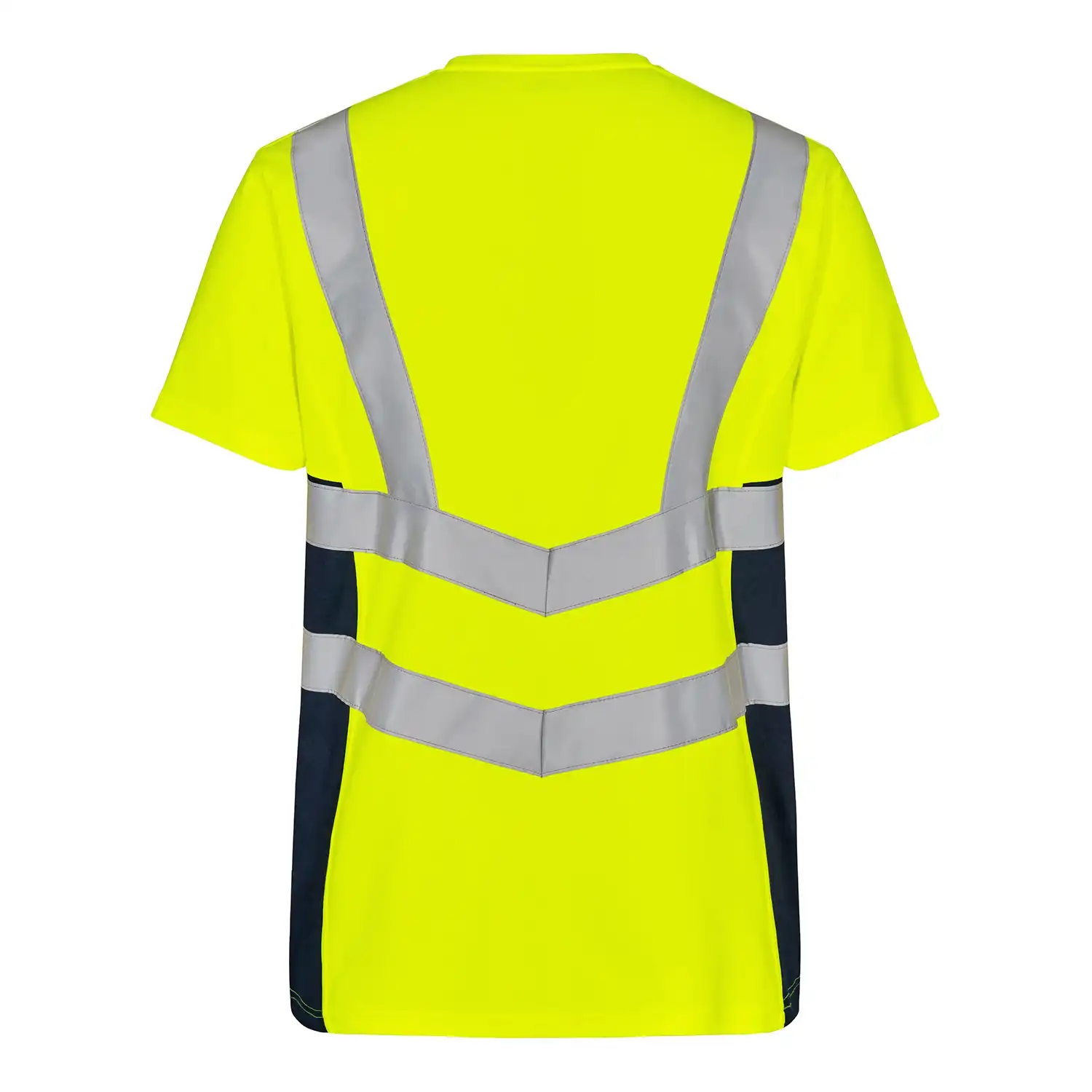Warnschutz T-Shirt "9544-182" Safety Kl. 2 in gelb/marine, L - Thumbnail 2