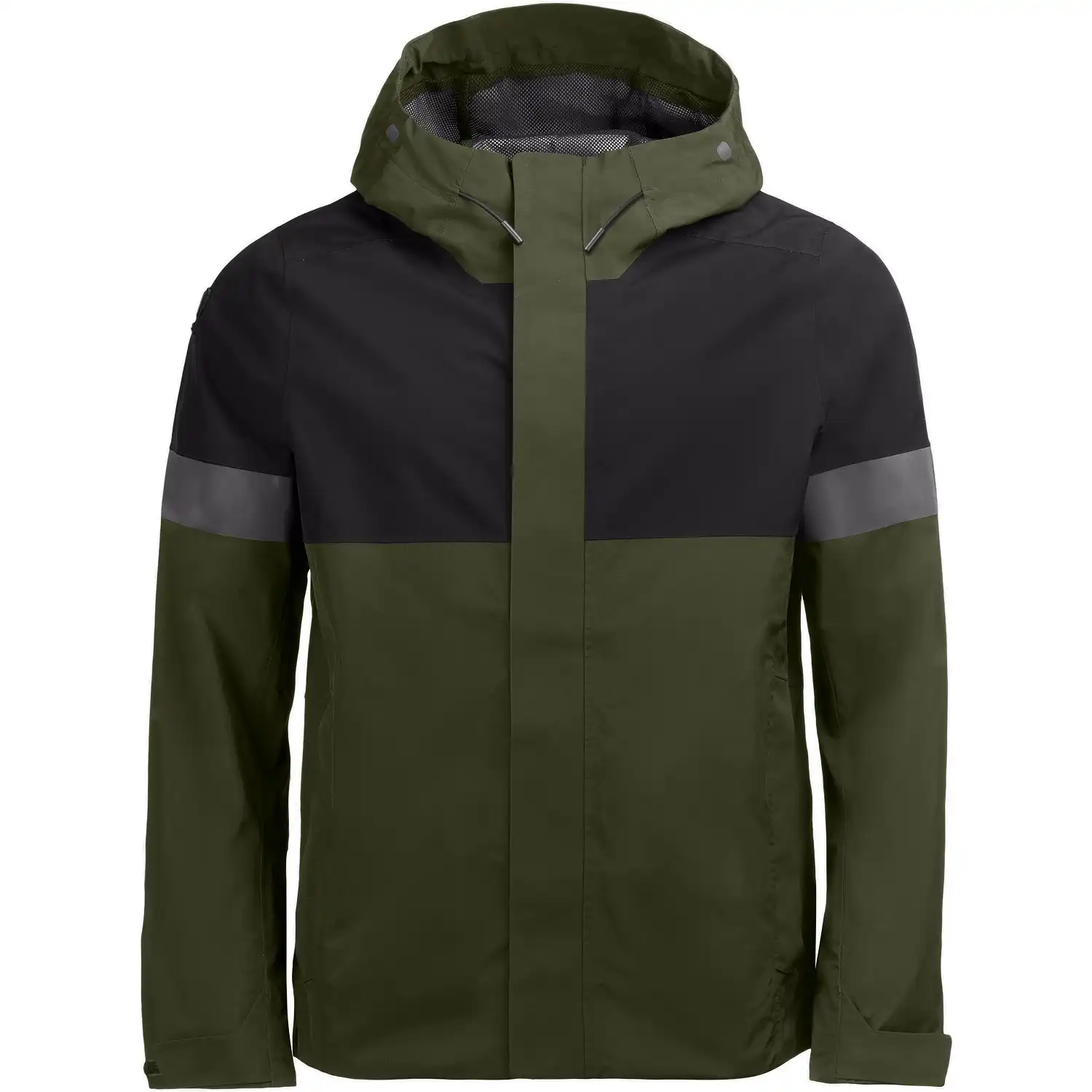 Regenjacke "LUCA" in olive/schwarz, L - Bild 1