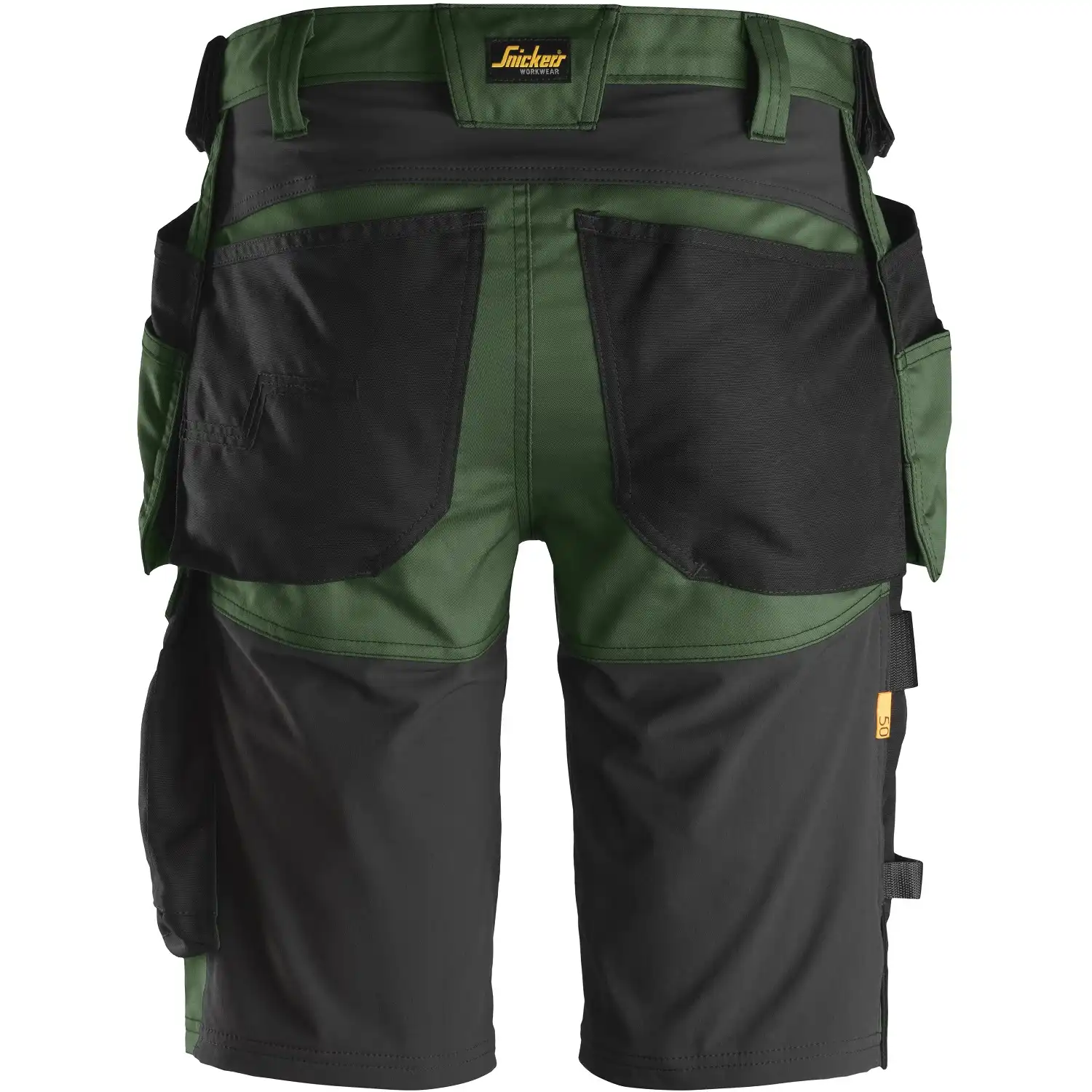 Handwerker Shorts "6141" AllroundWork in waldgrün/schwarz, 48 - Thumbnail 2