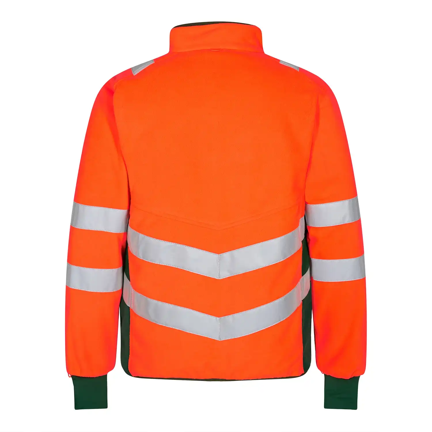 Warnschutz Fleece-Jacke "1192-236" Safety Kl. 2 in orange/grün, L - Thumbnail 2
