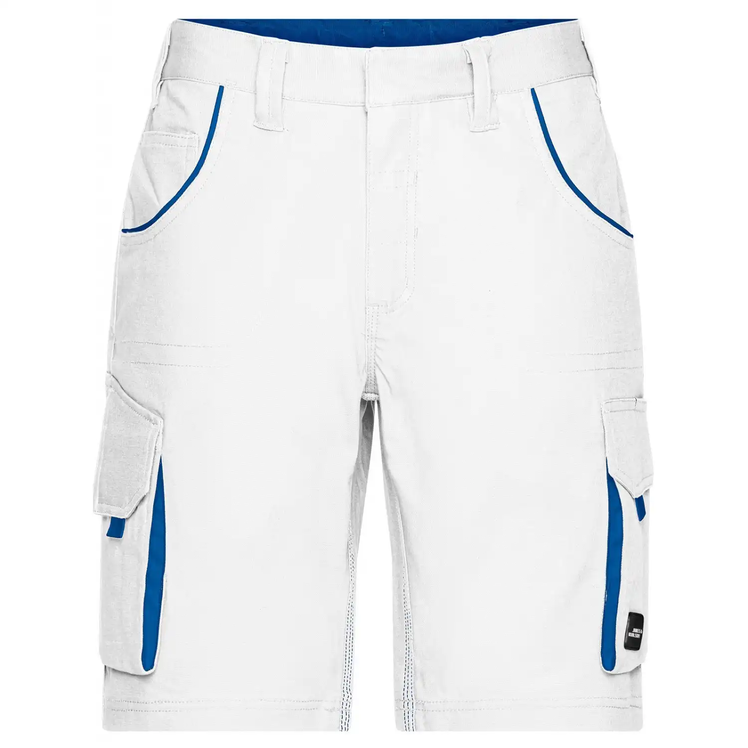 Funktionelle kurze Hose "JN872" in white/royal, 46 - Bild 1