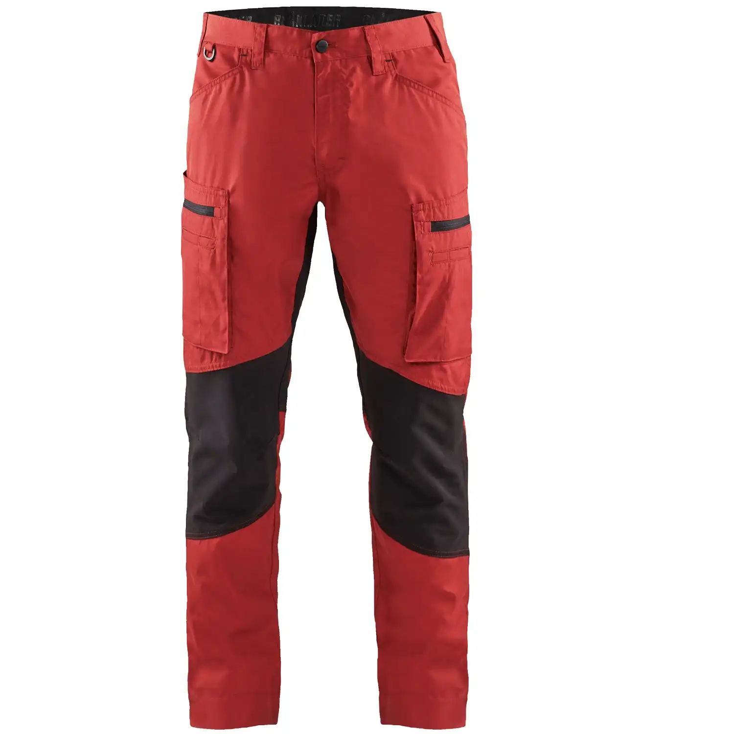 Service Bundhose "1459-1845"  166 g/m² in rot/schwarz, 44 - Thumbnail 1