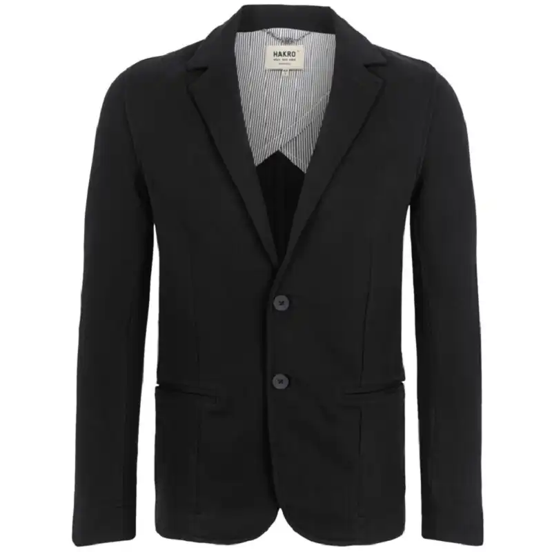 Premium Sweatblazer "COLLEGE" 660 in schwarz, M - Thumbnail 1