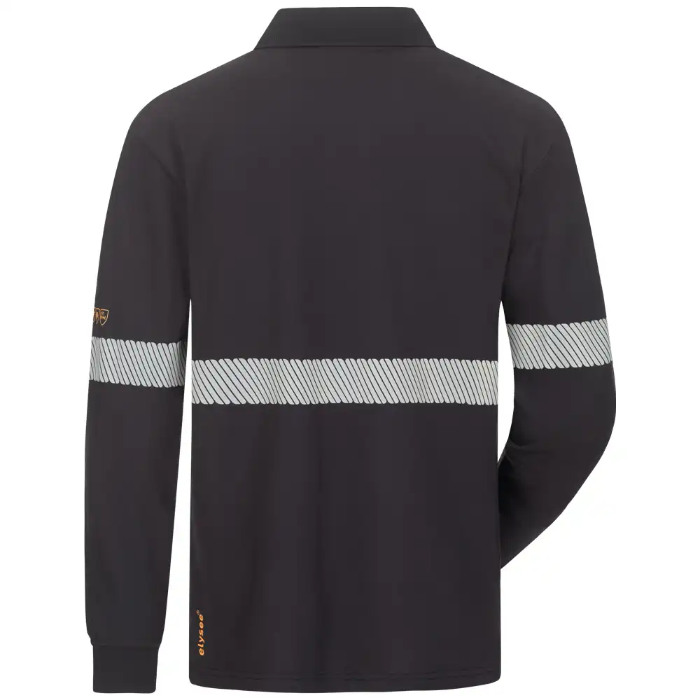 Multinorm Langarm Polo-Shirt mit Reflex "KUNIBERT"marine in L - Thumbnail 2