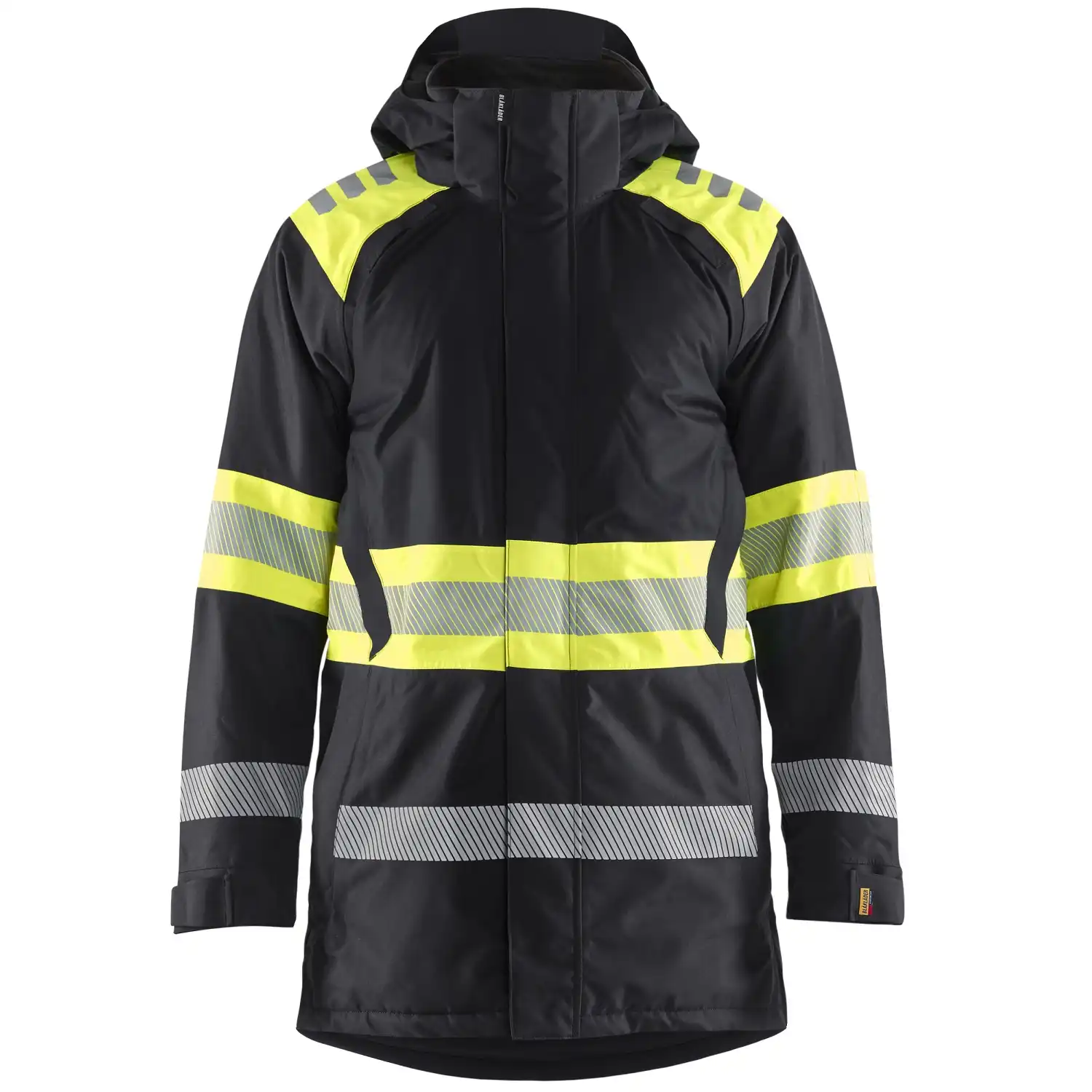 Warnschutz Winterparka Kl. 1 "4485" in schwarz/gelb, M - Thumbnail 1