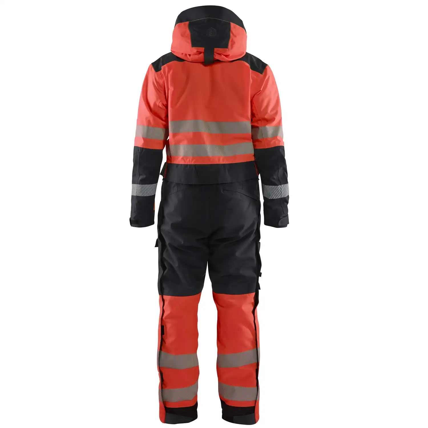 Warnschutz Winteroverall Kl. 3 "6725" in rot/schwarz, 3XL - Thumbnail 2