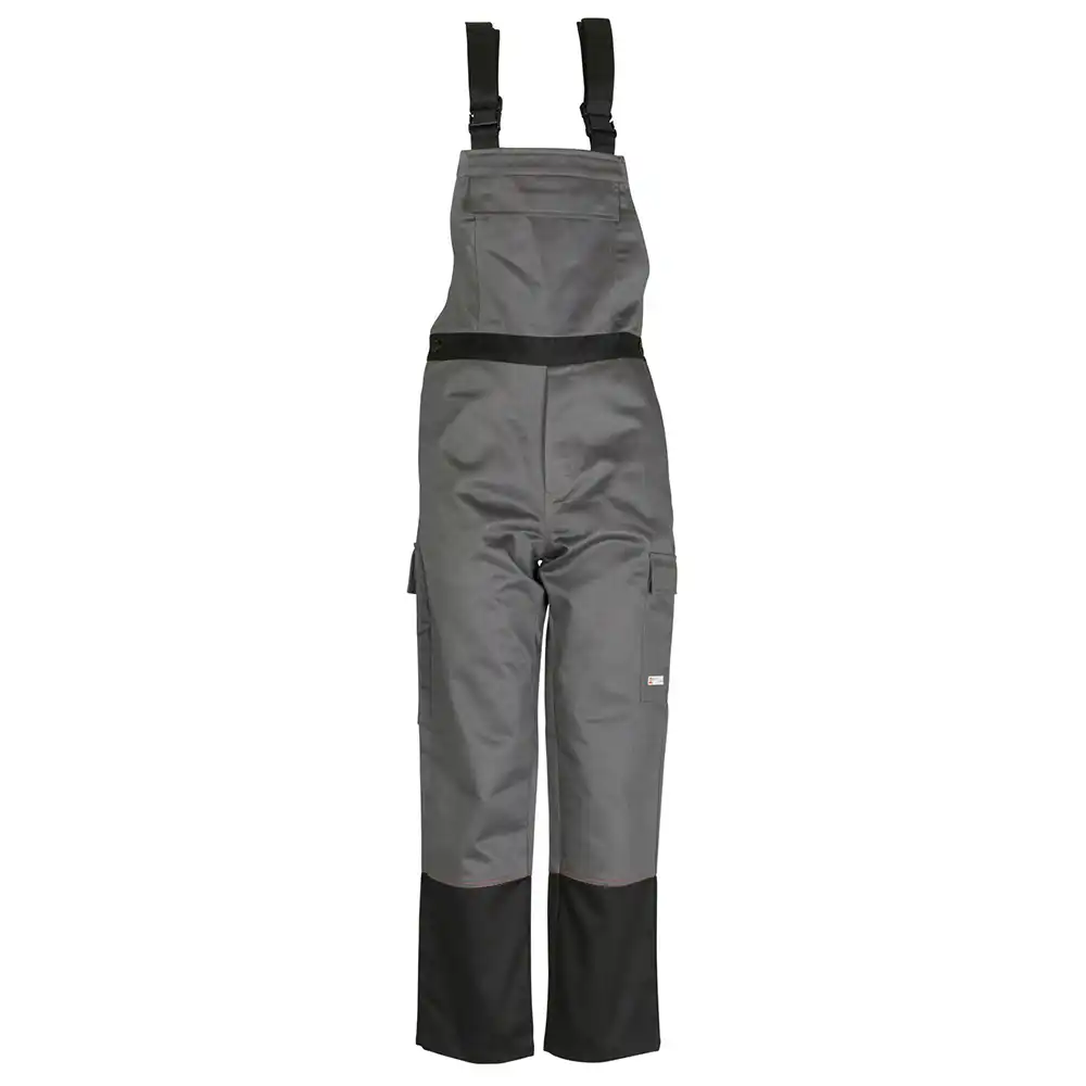 Schweißer Latzhose "WELD SHIELD" in grau/schwarz, 42 - Bild 1