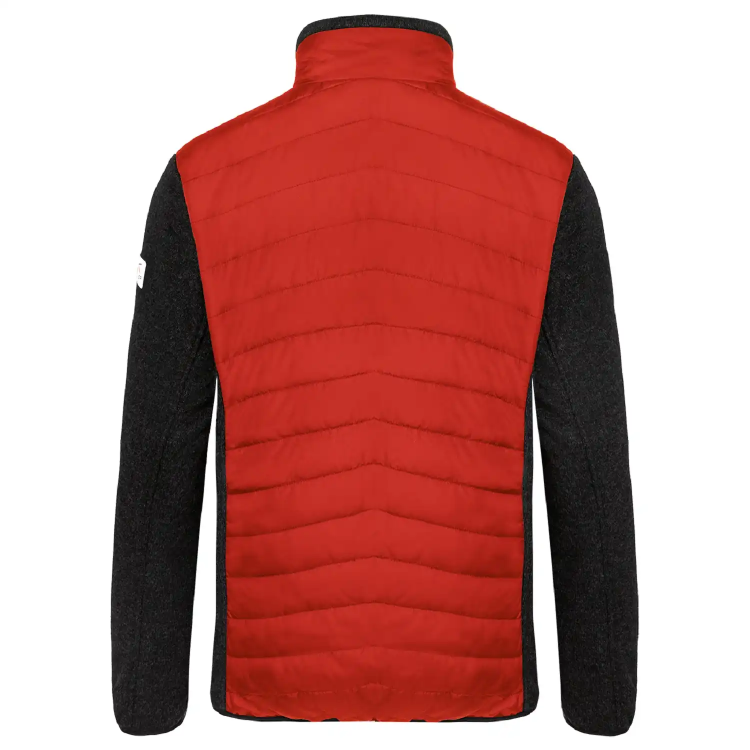 Hybrid-Steppjacke "1342" WEATHER in mittelrot/dunkelgrau, XL - Thumbnail 2